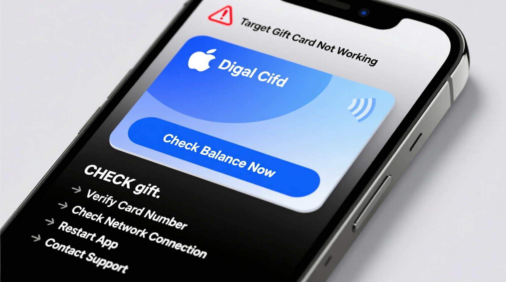 target gift card not working troubleshoot check balance now