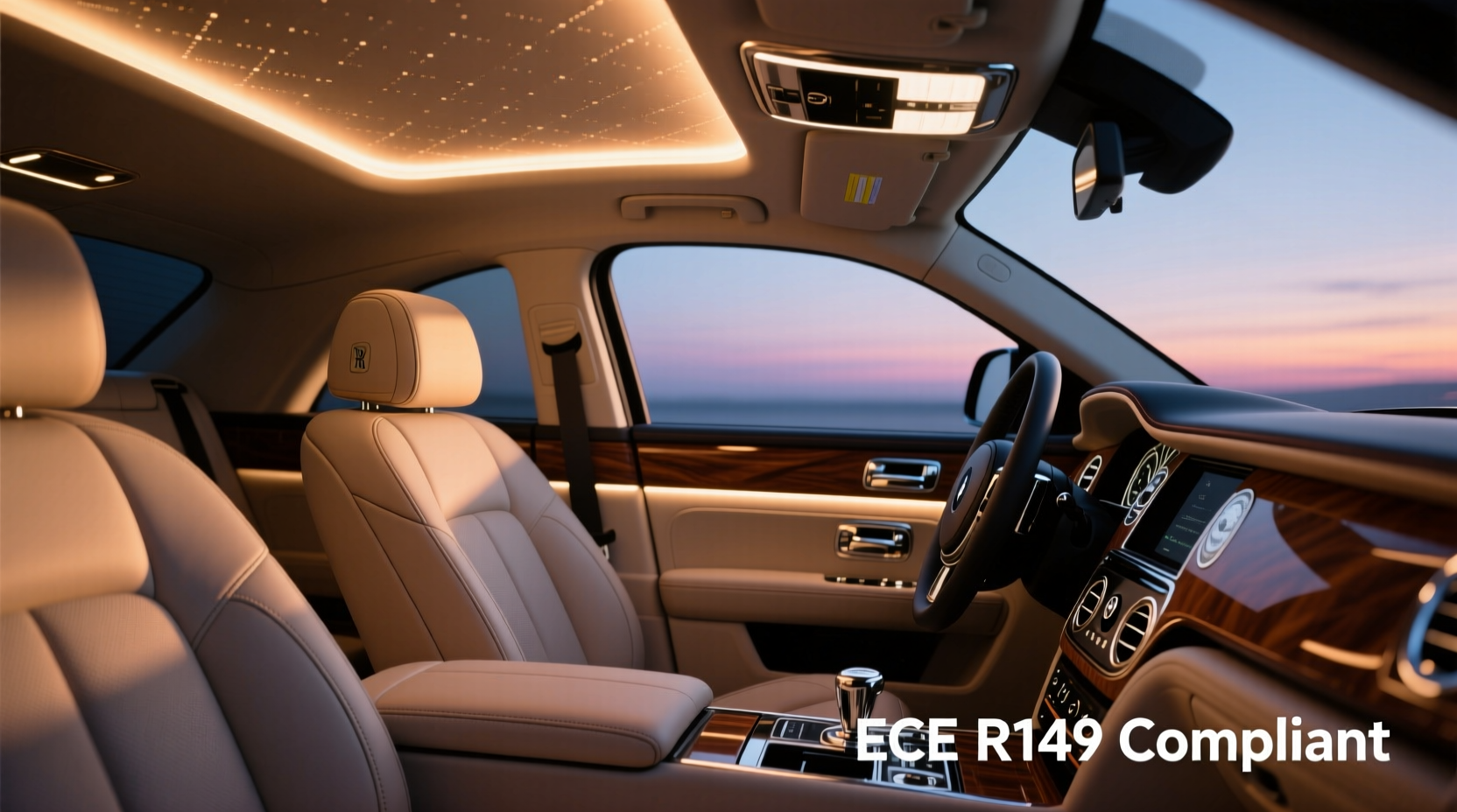 rolls royce ambient lights ece compliance