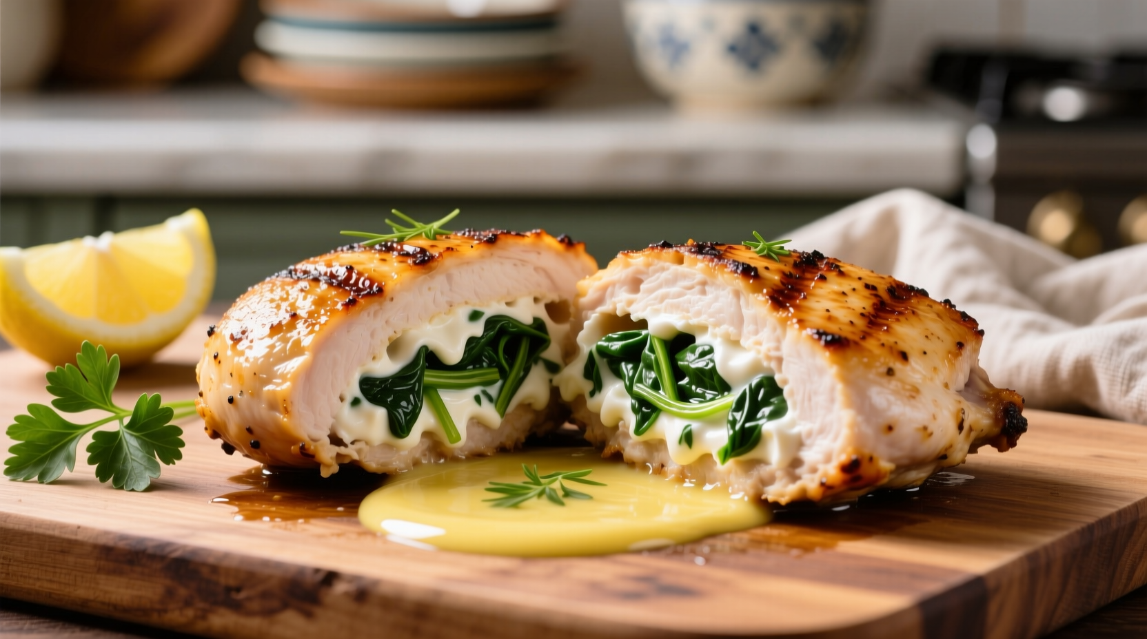 Perfect Cream Cheese & Spinach Stuffed Chicken Recipe | 30 Min