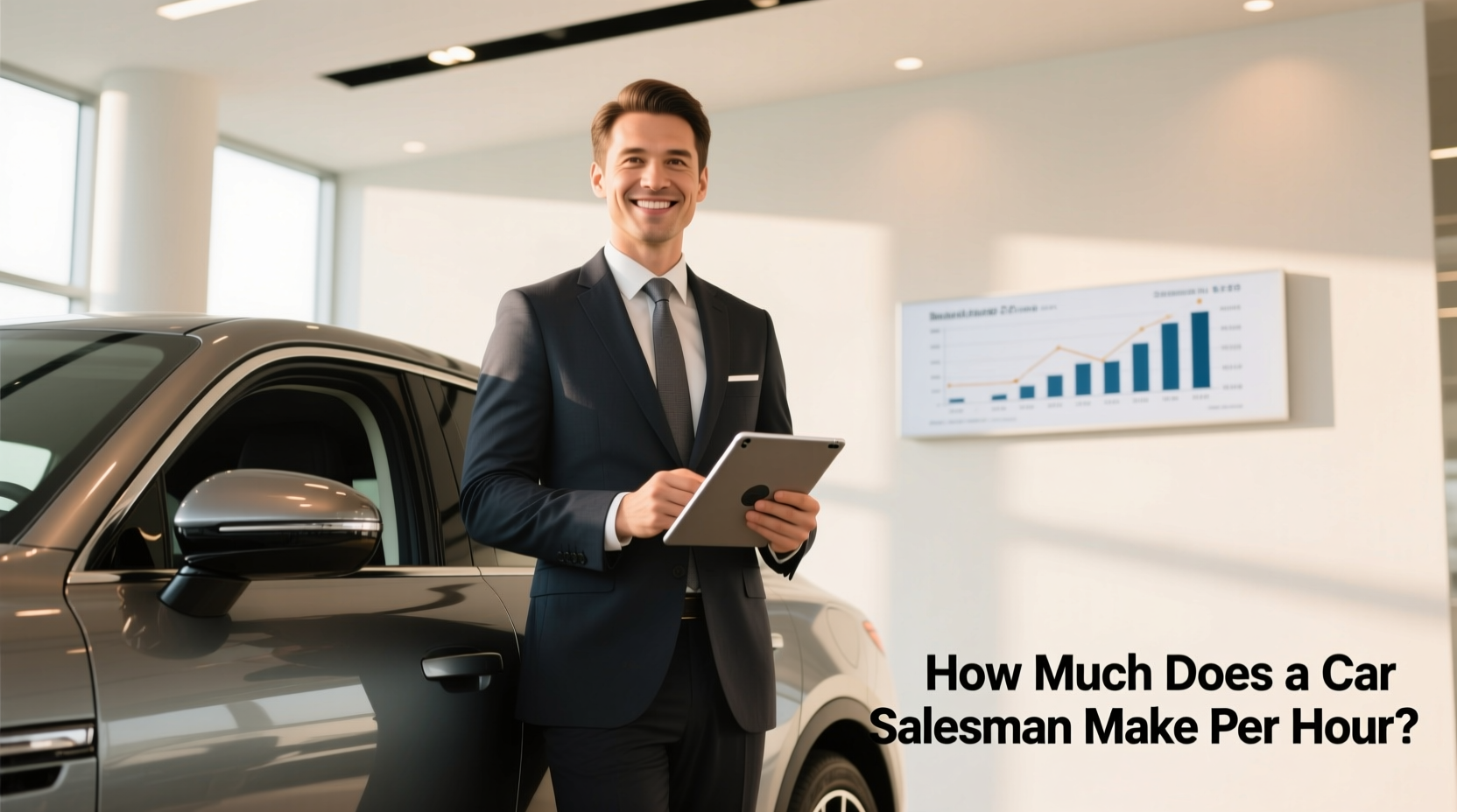 how much does a car salesman make per hour