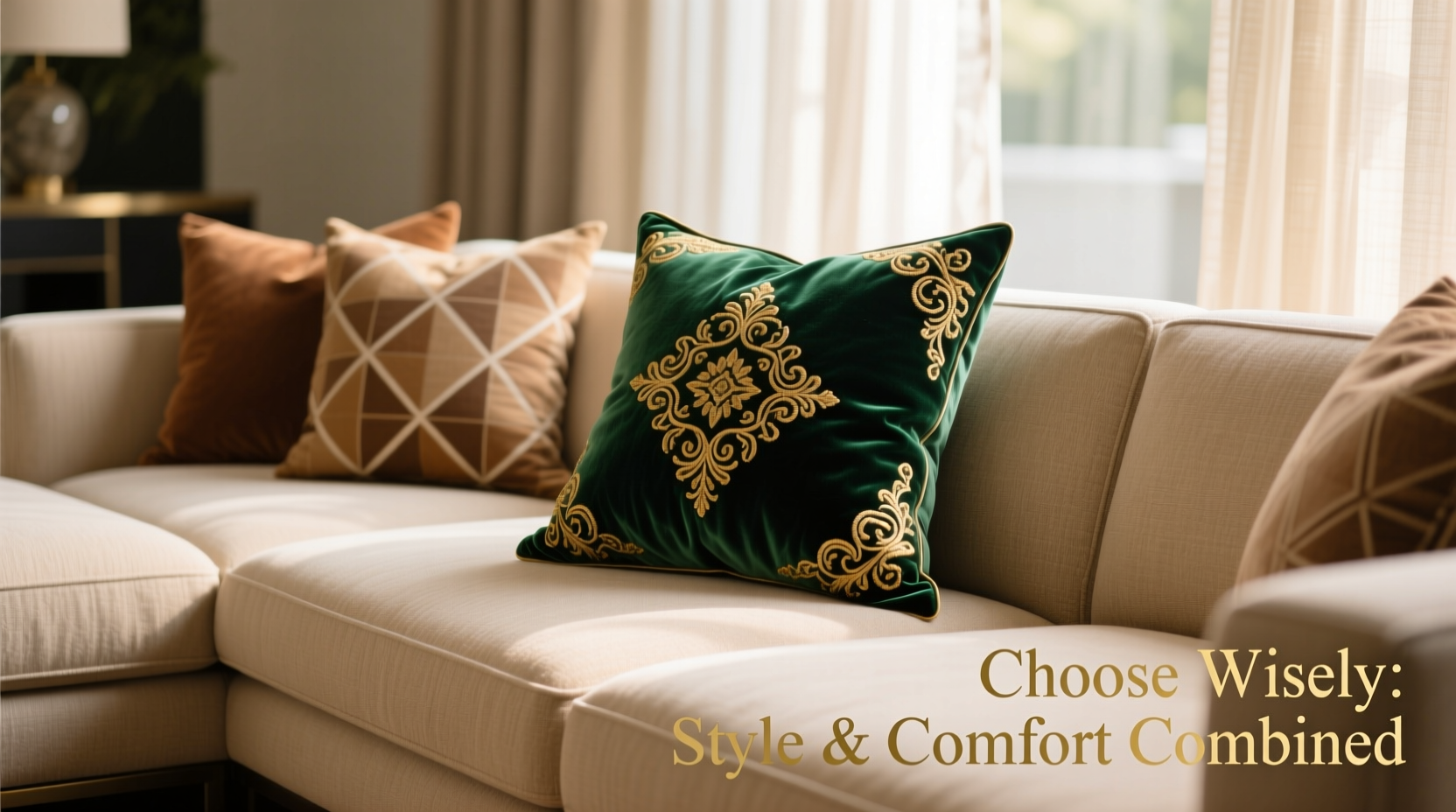 how to choose the ideal decorative pillowcase to elevate your sofas style and comfort