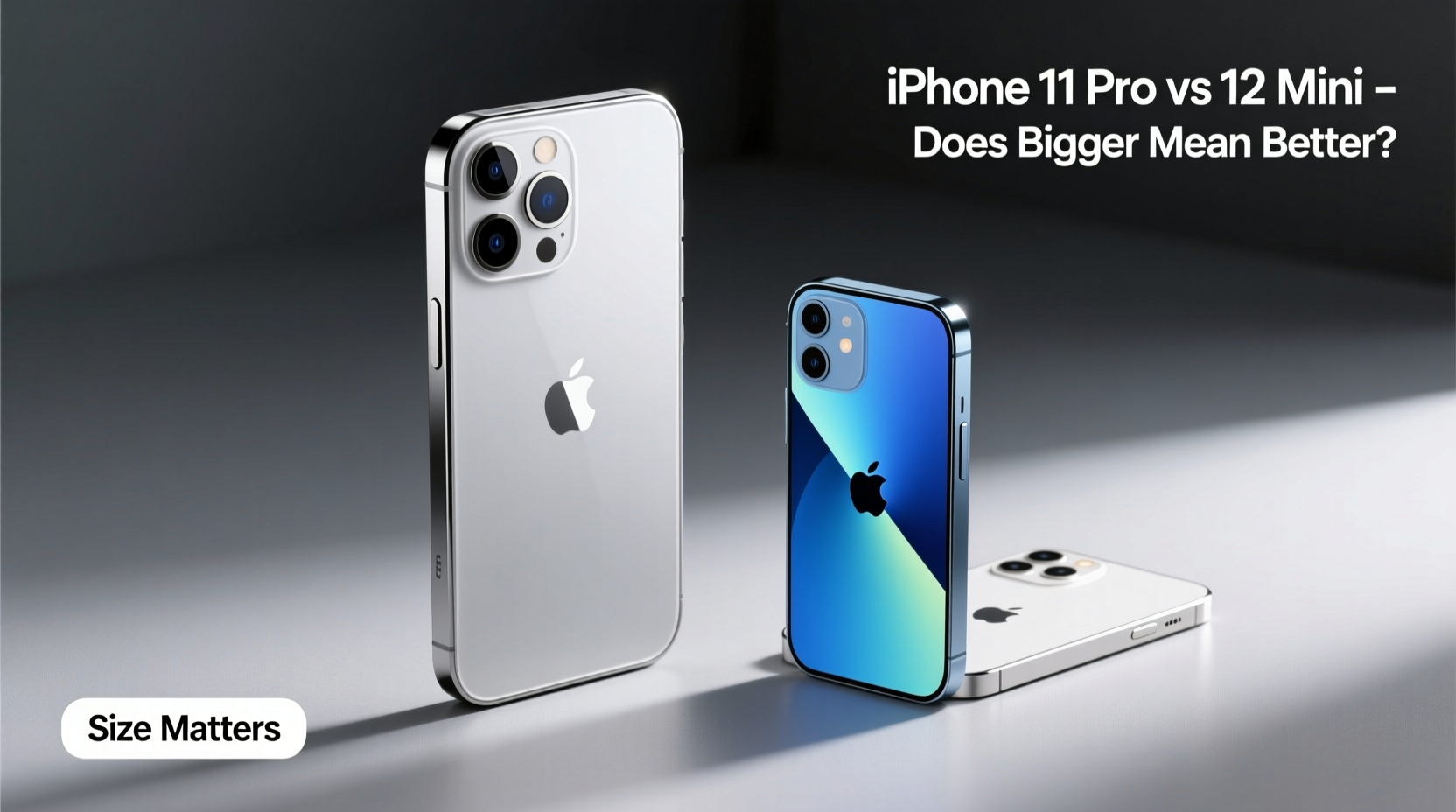 iphone 11 pro vs 12 mini is bigger always better or does size matter