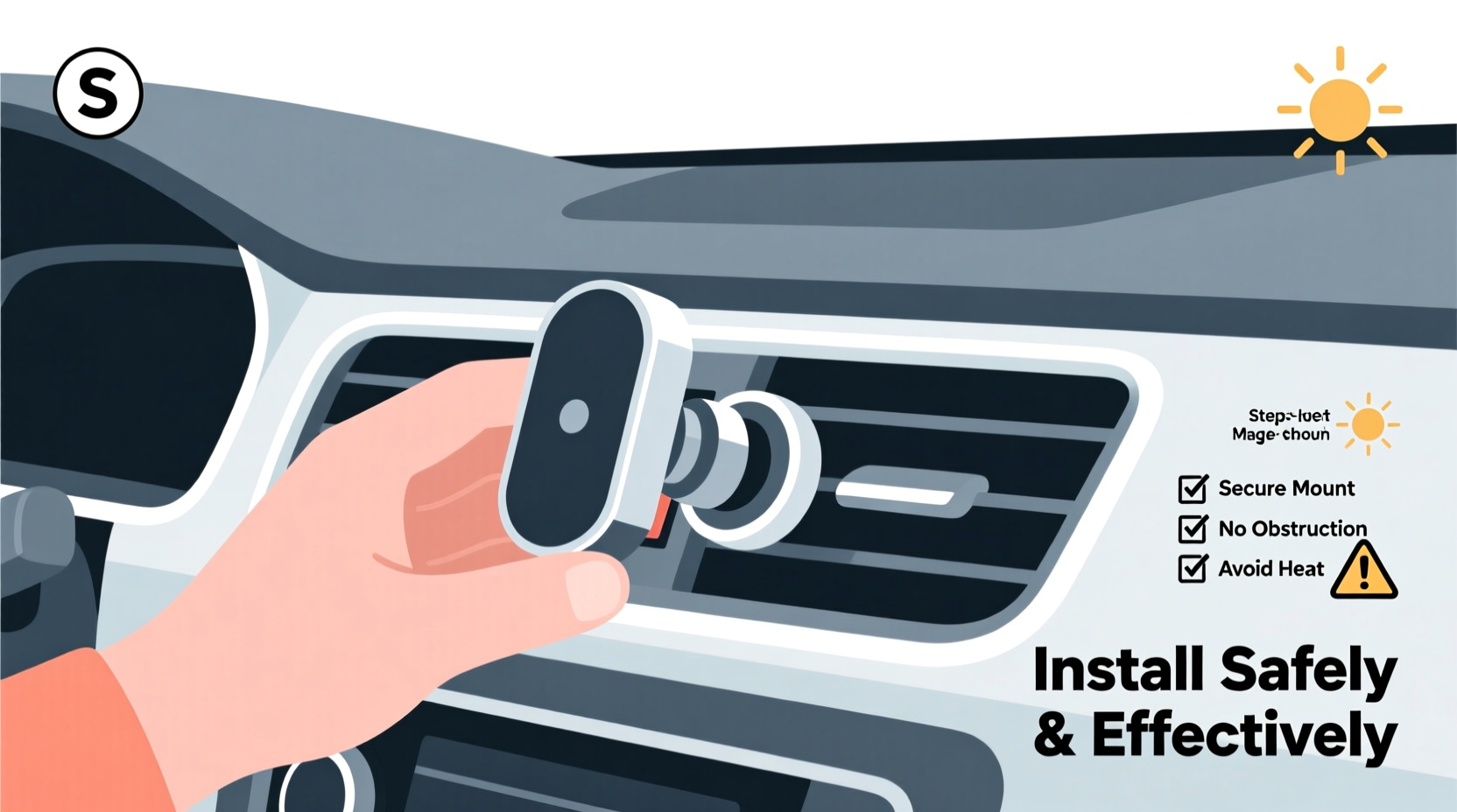 install custom car air freshener