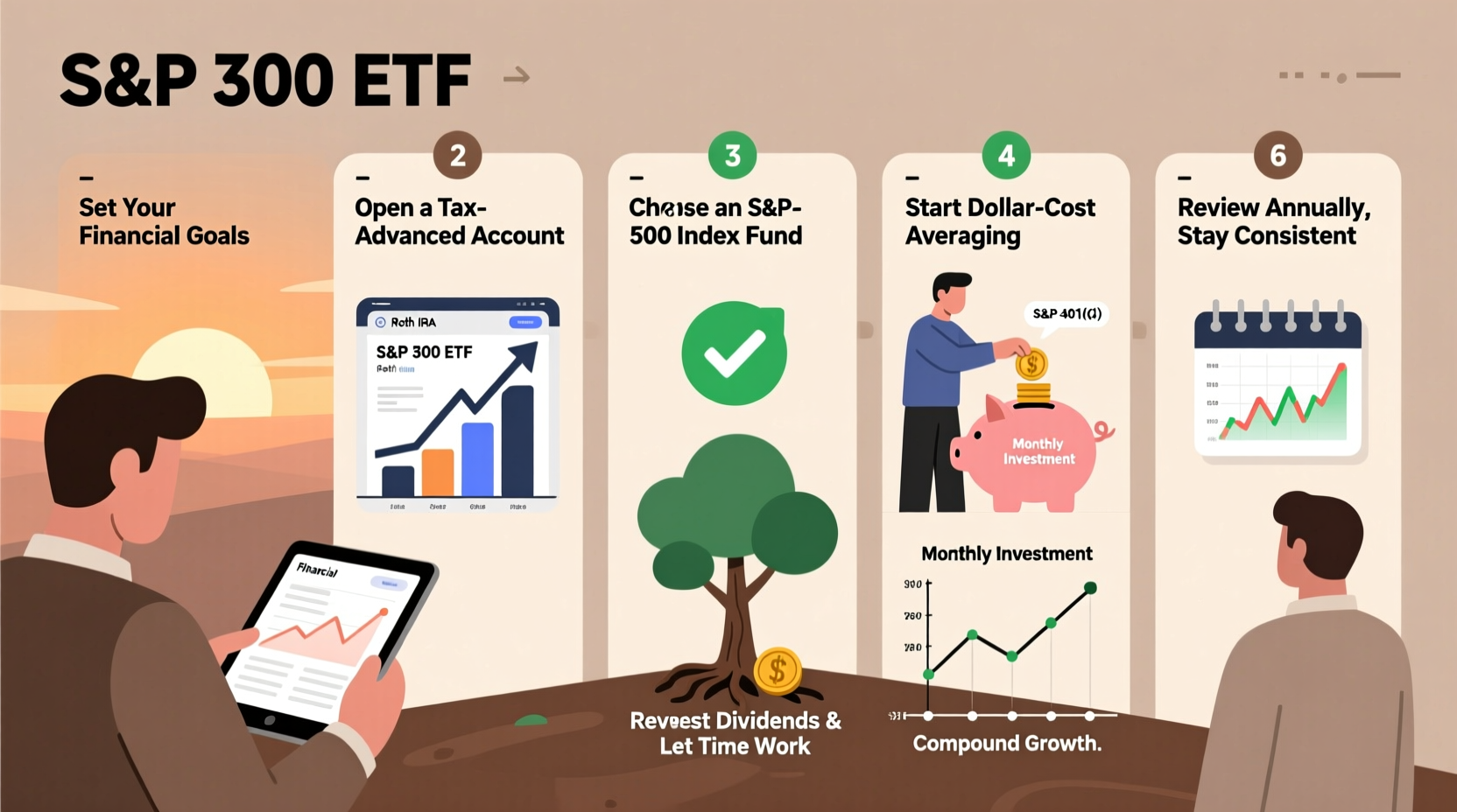 a step by step guide to successfully investing in sp index funds for long term growth