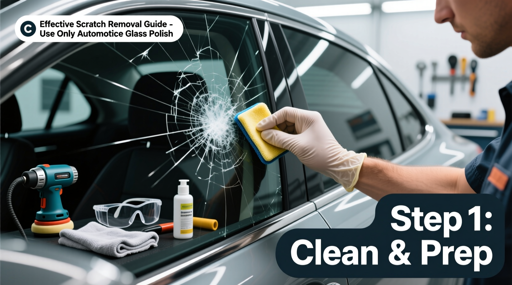 how do you remove scratches from car windows
