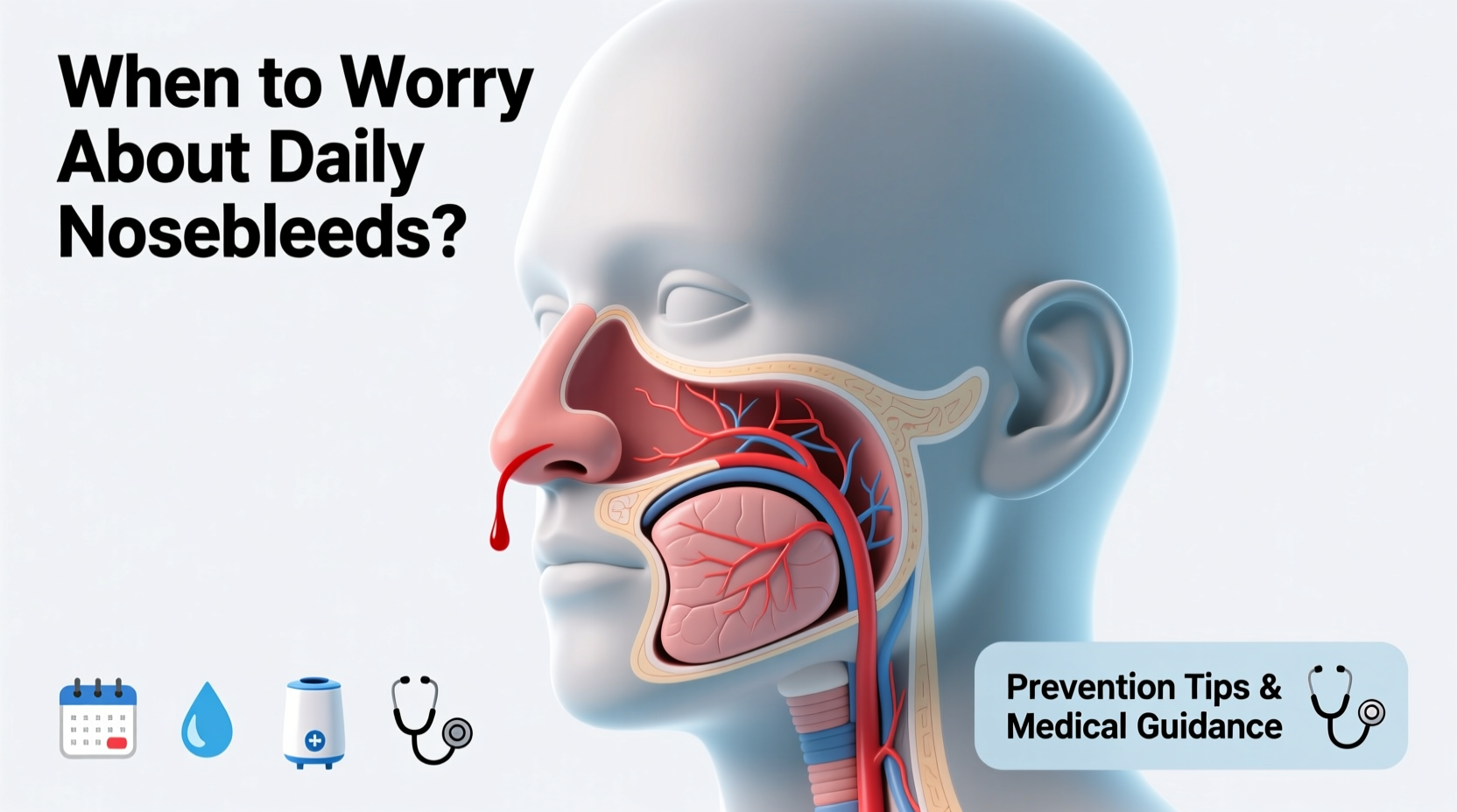 nosebleeds every day causes when to worry and prevention