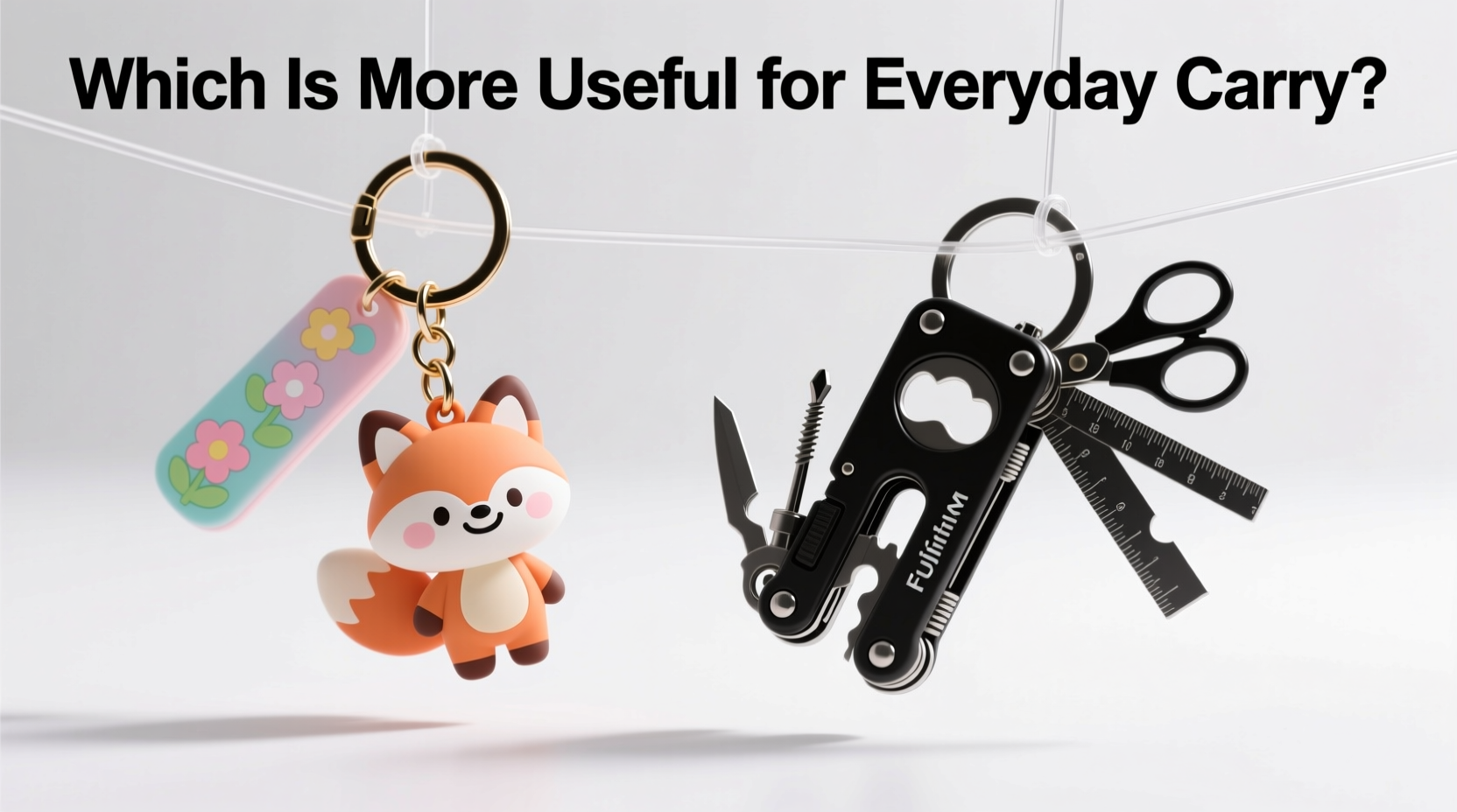 cute keychain or multi tool keychain which one is actually more useful for everyday carry