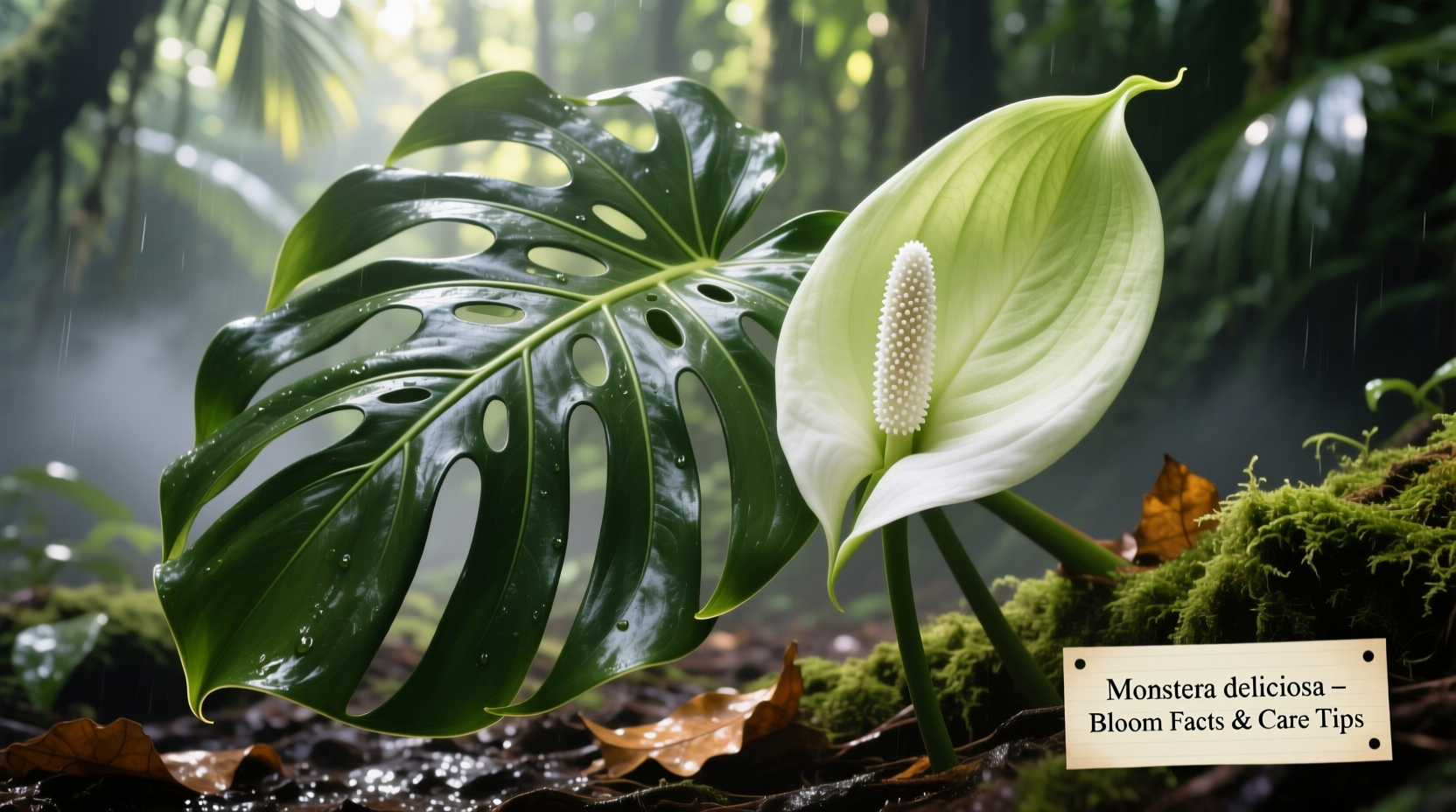 do monstera deliciosa flower