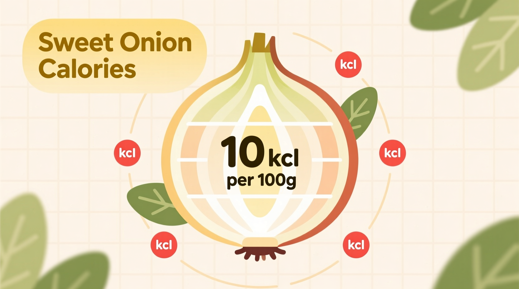 sweet onion calories