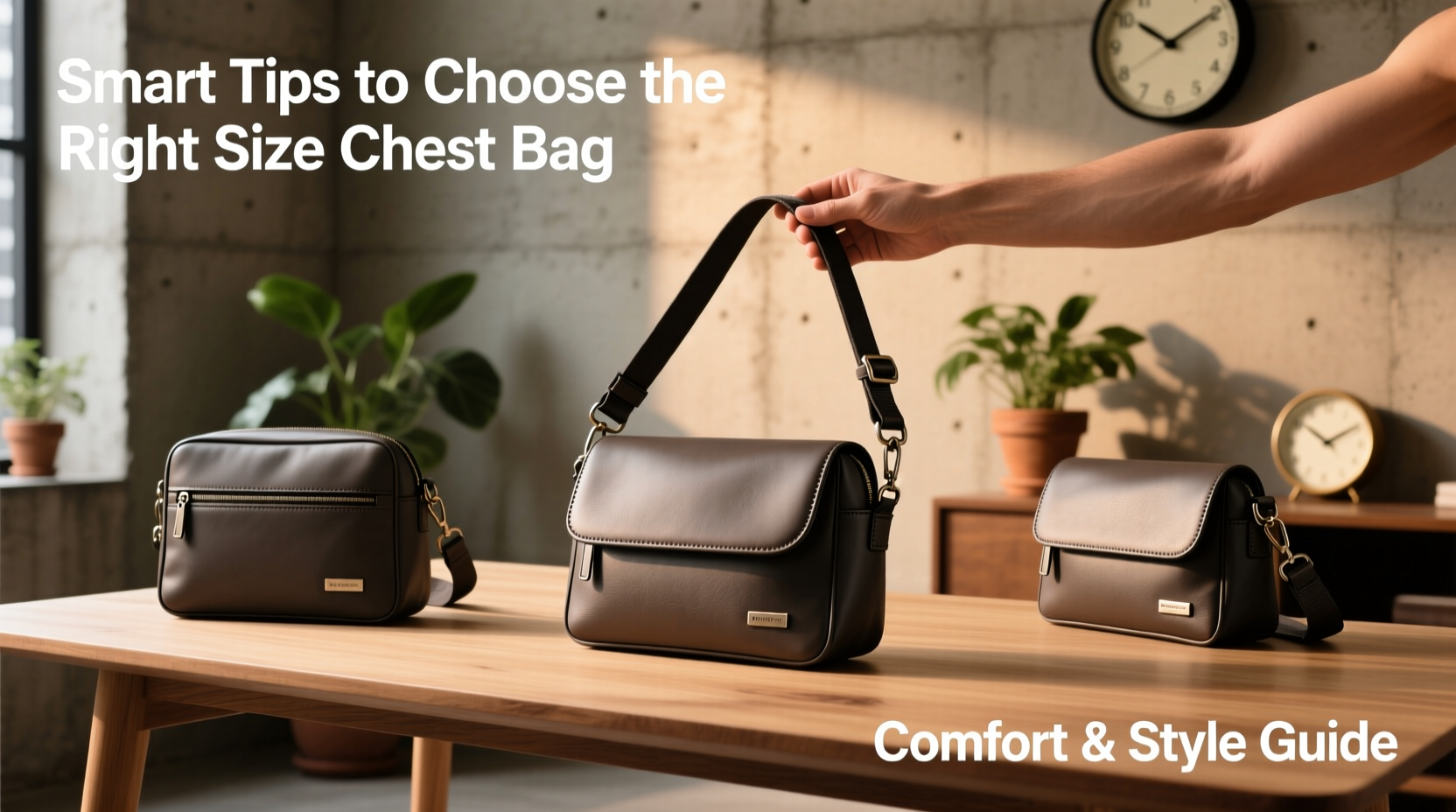 smart tips to choose the right size chest bag for comfort and style