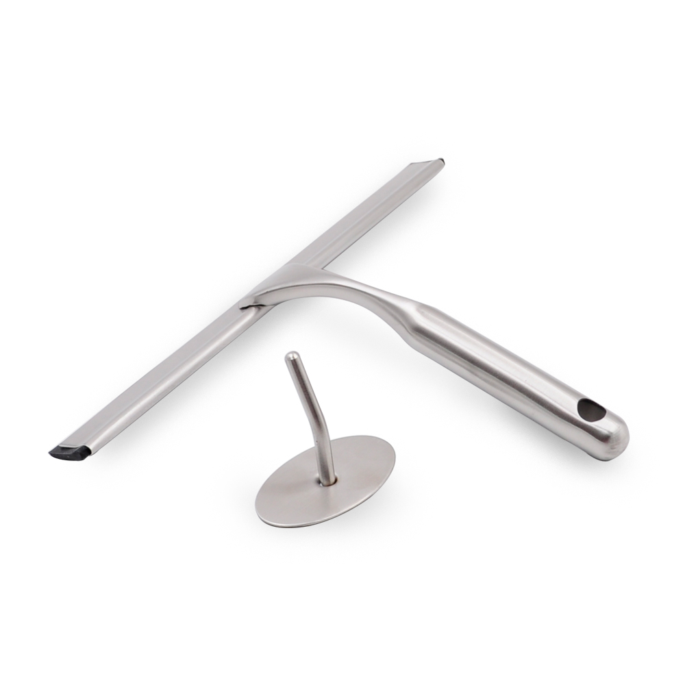Heavy Duty Stainless Steel Squeegees for Showers All-Purpose Bathroom Window Squeegee Glass Shower