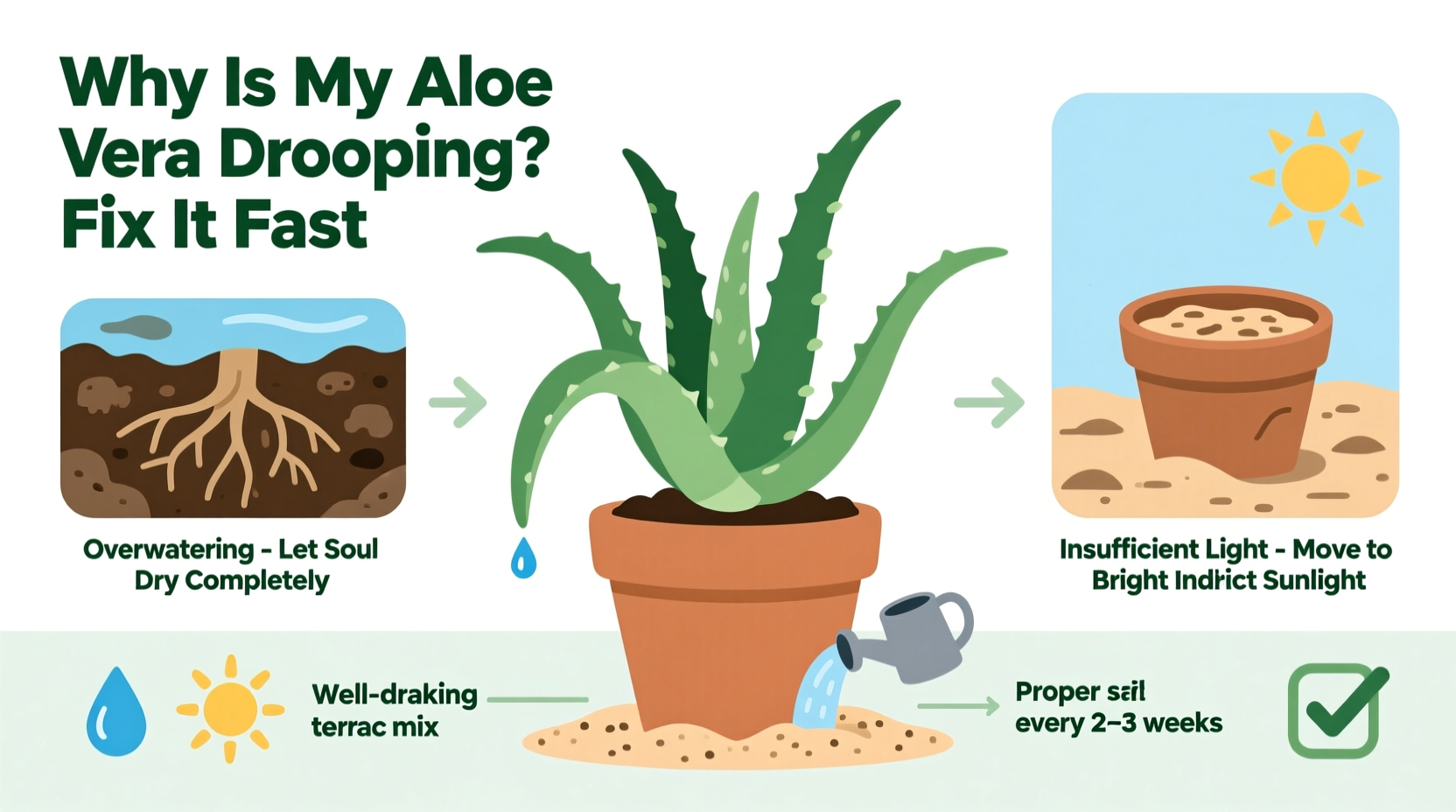 Why Is My Aloe Vera Drooping? Fix It Fast