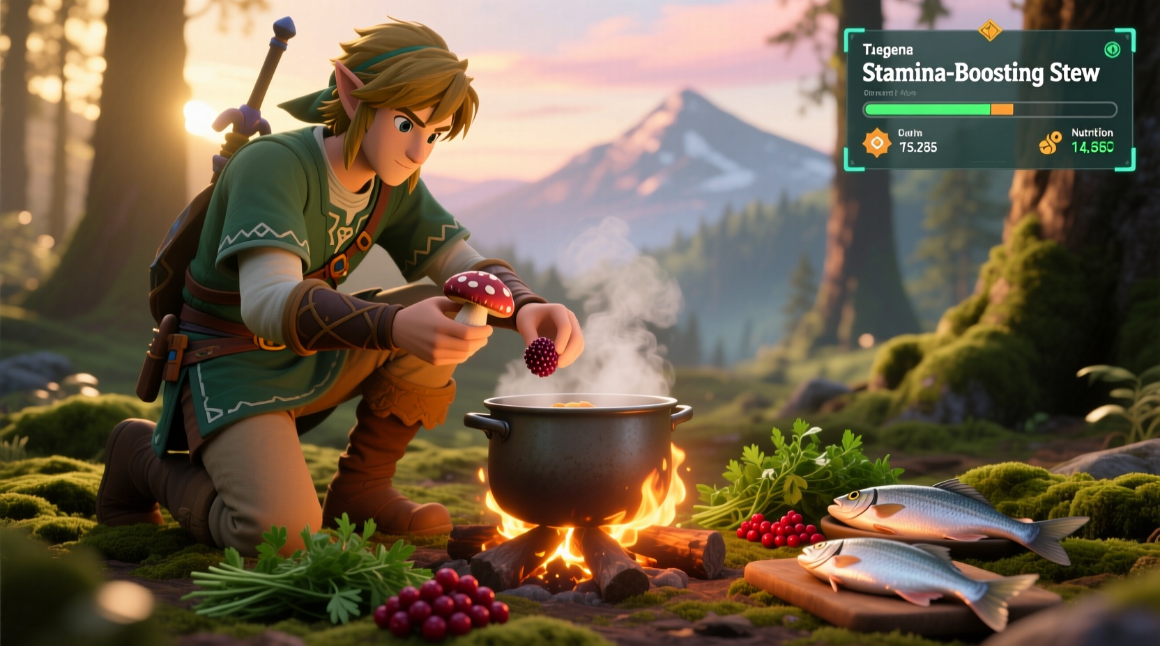 how to cook in zelda breath of wild