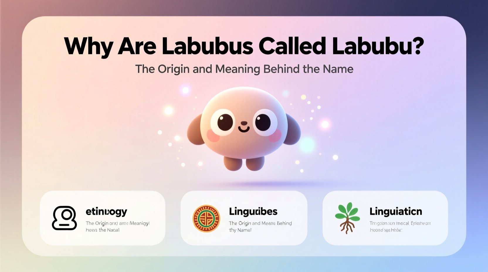 why are labubus called labubu