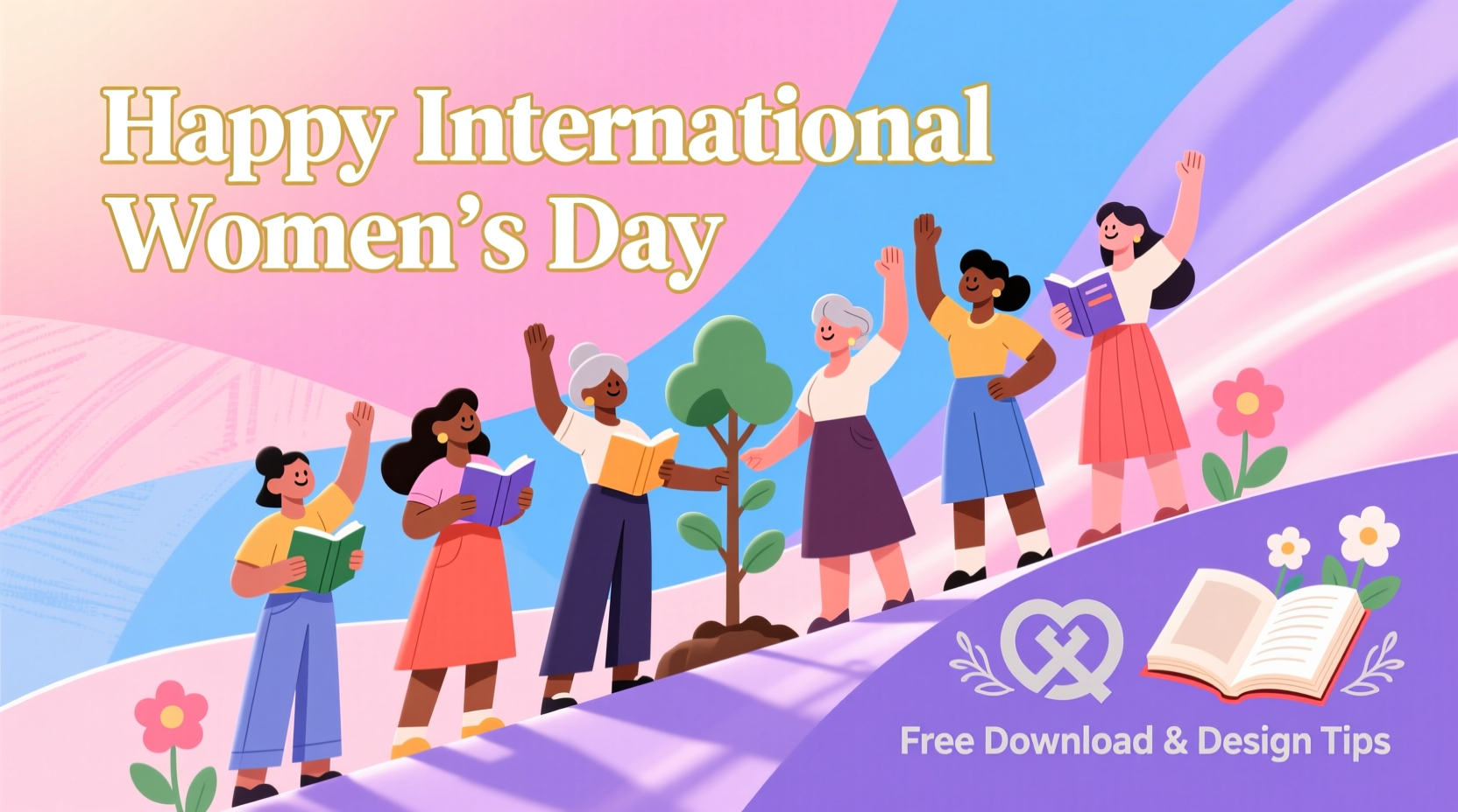 womens day banner psd