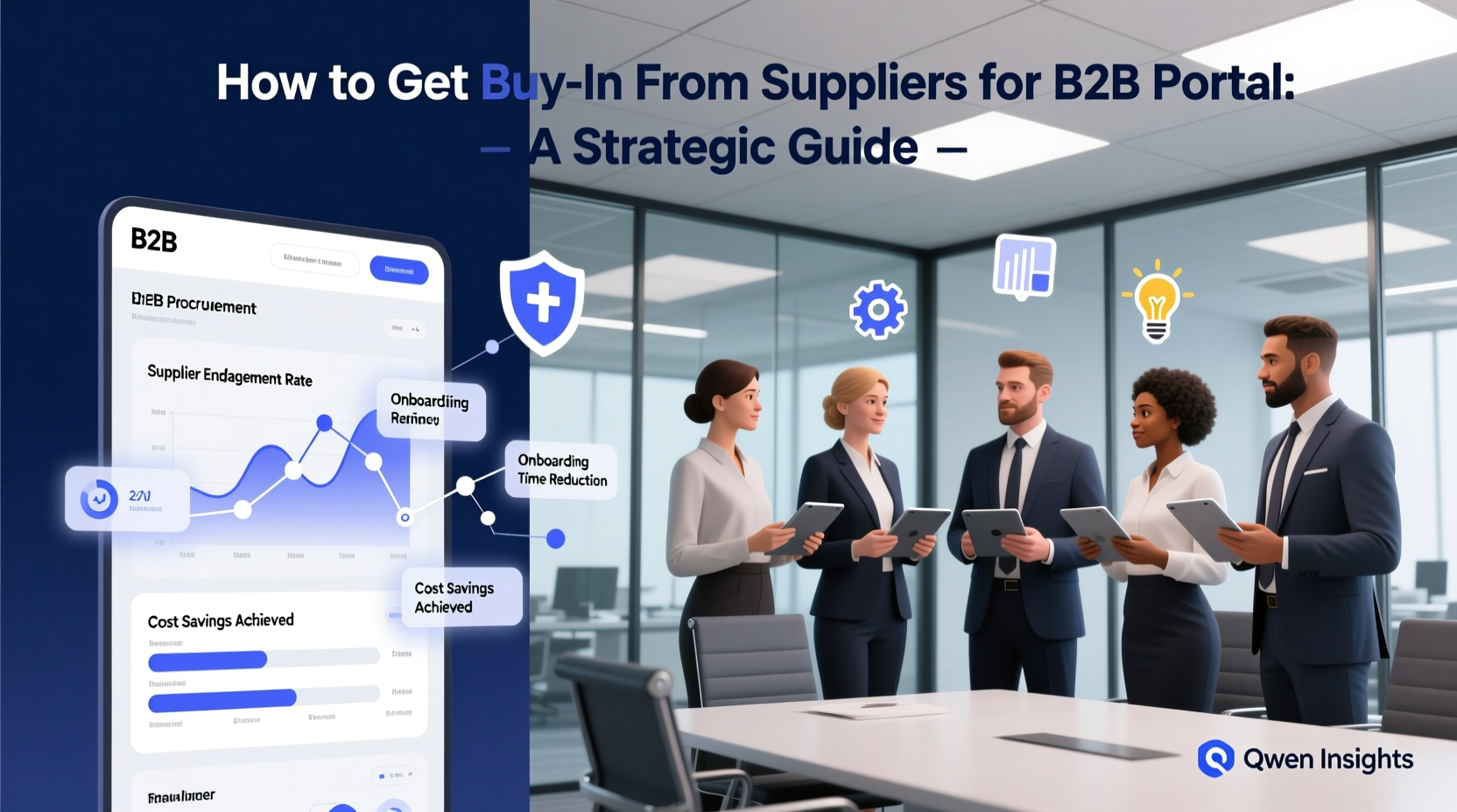 how to get buy in from suppliers for b2b portal