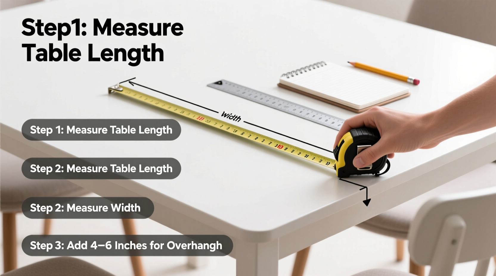 How To Measure Your Table For The Perfect Placemat Size A Step By Step ...