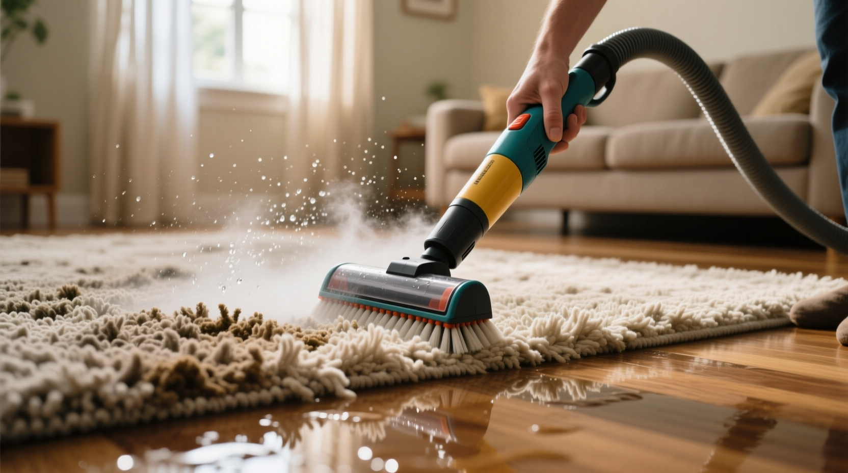 how to clean a shag rug