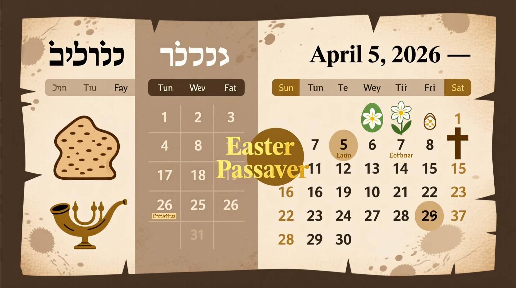 does easter align with passover