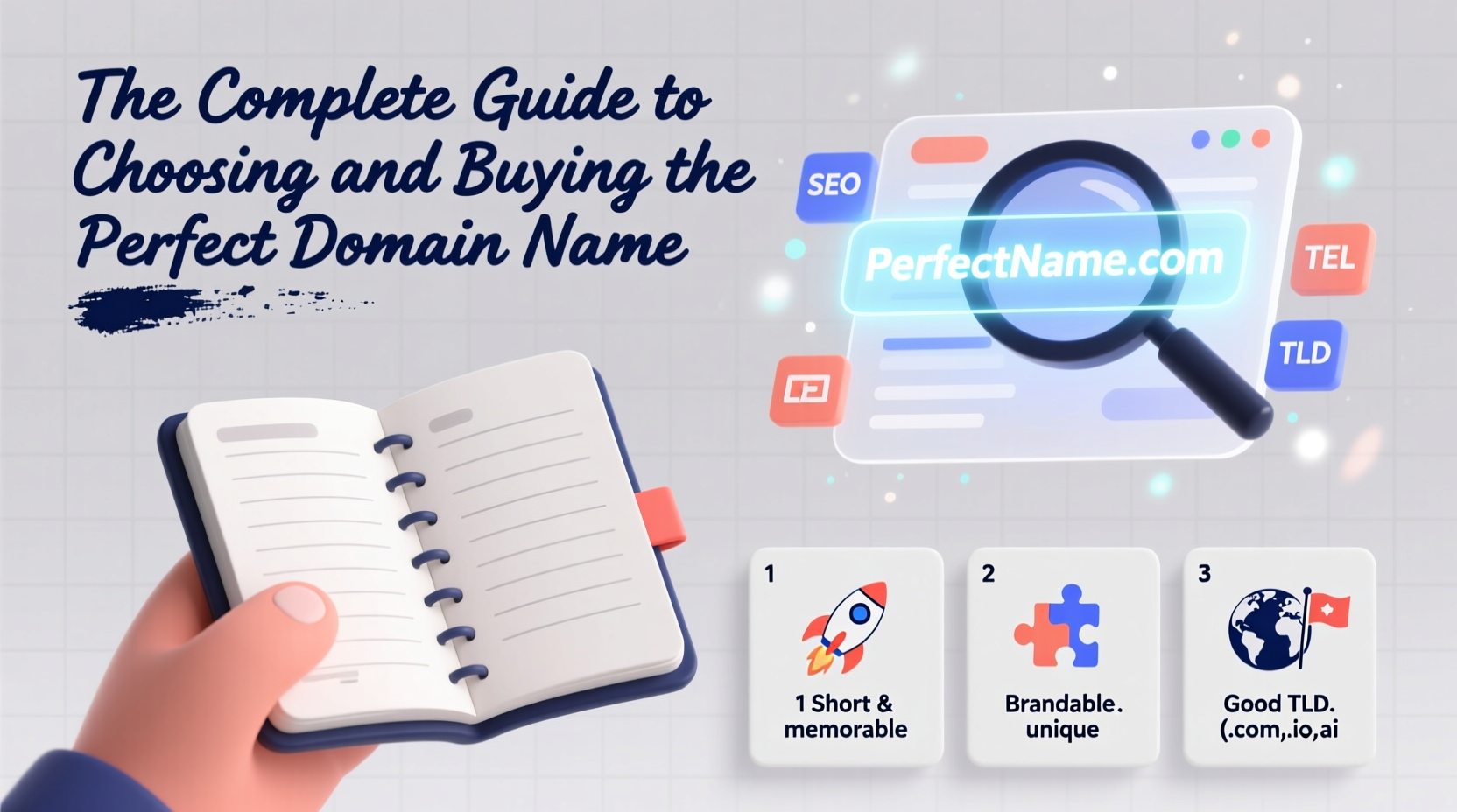 the complete guide to choosing and buying the perfect domain name