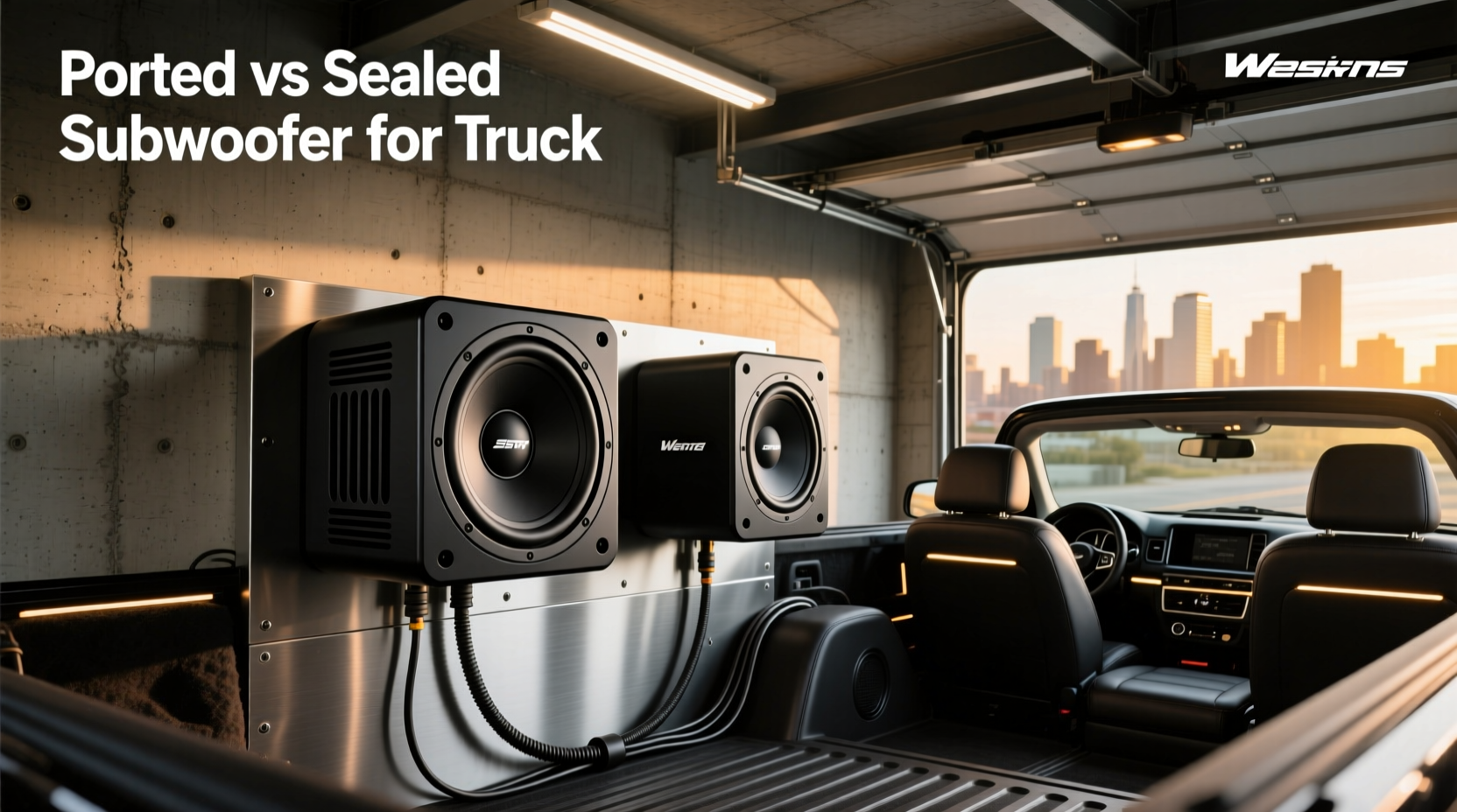 ported vs sealed subwoofer for truck buying guide