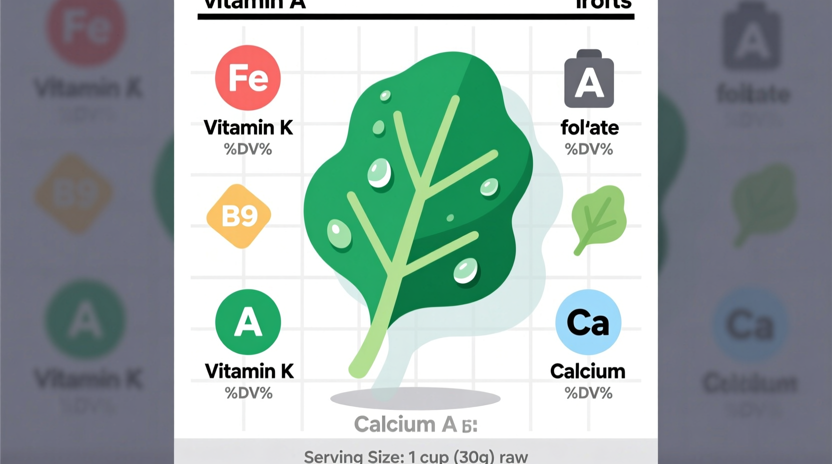 Spinach Nutrition Chart: Complete Data & Benefits