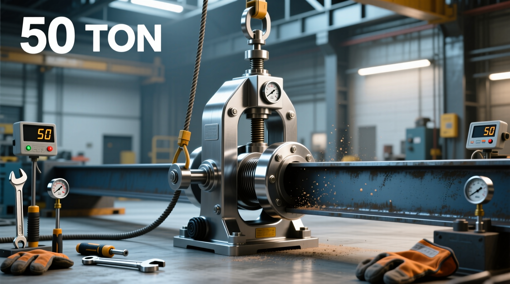 How to choose hydraulic jack 50 ton capacity,How to check hydraulic jack capacity?