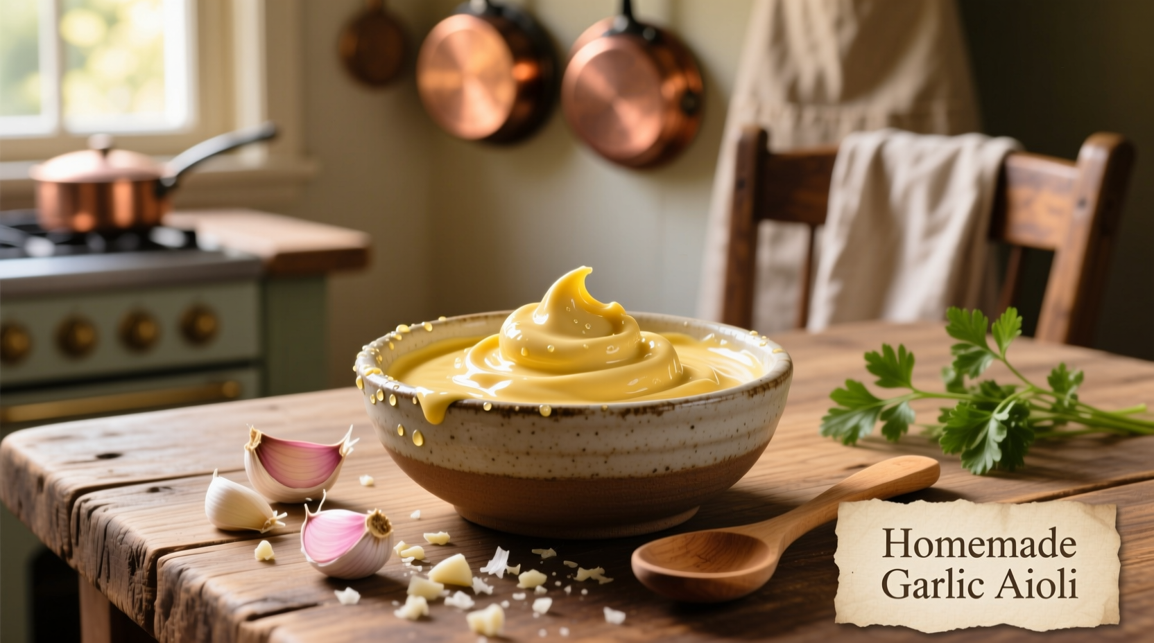 Perfect Homemade Garlic Aioli Recipe in 10 Minutes