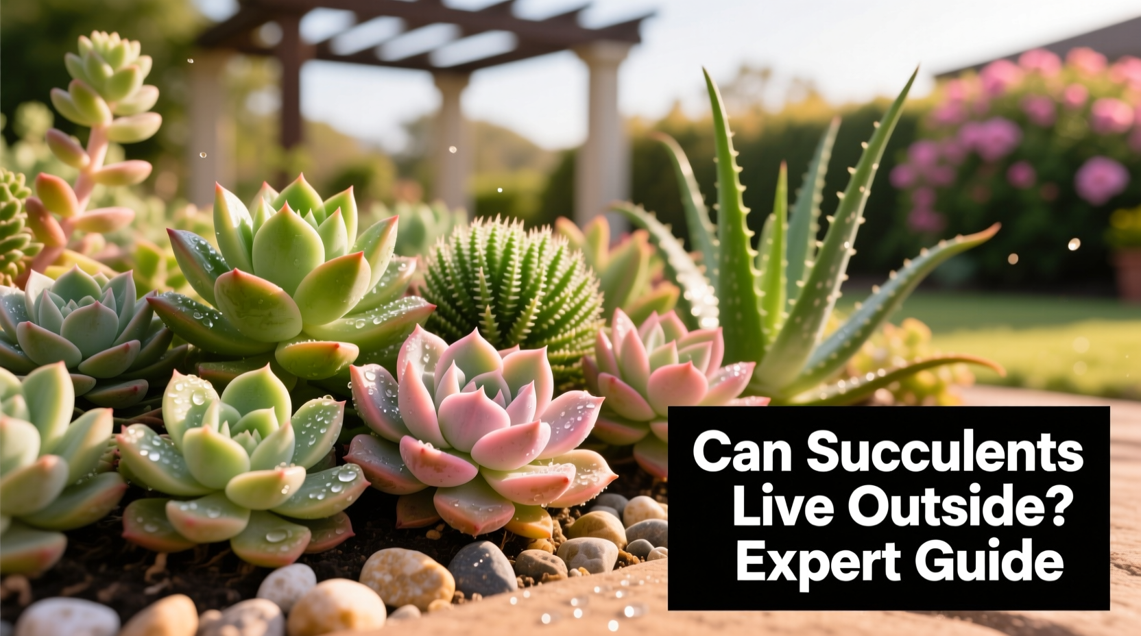 can succulents live outside
