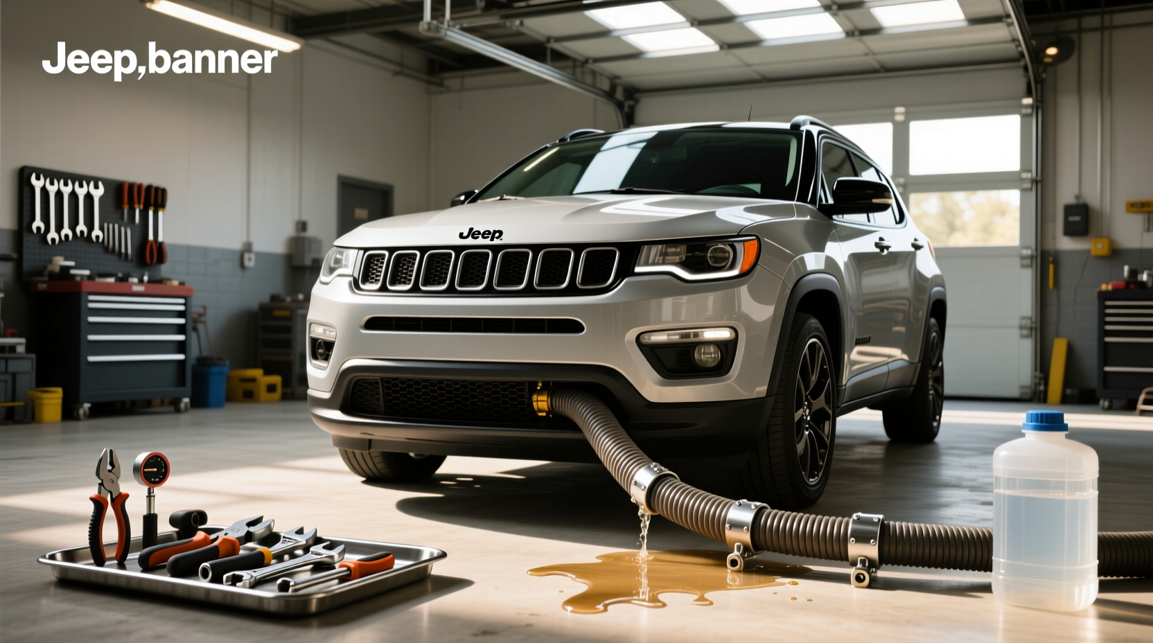 2018 jeep compass lower radiator hose guide