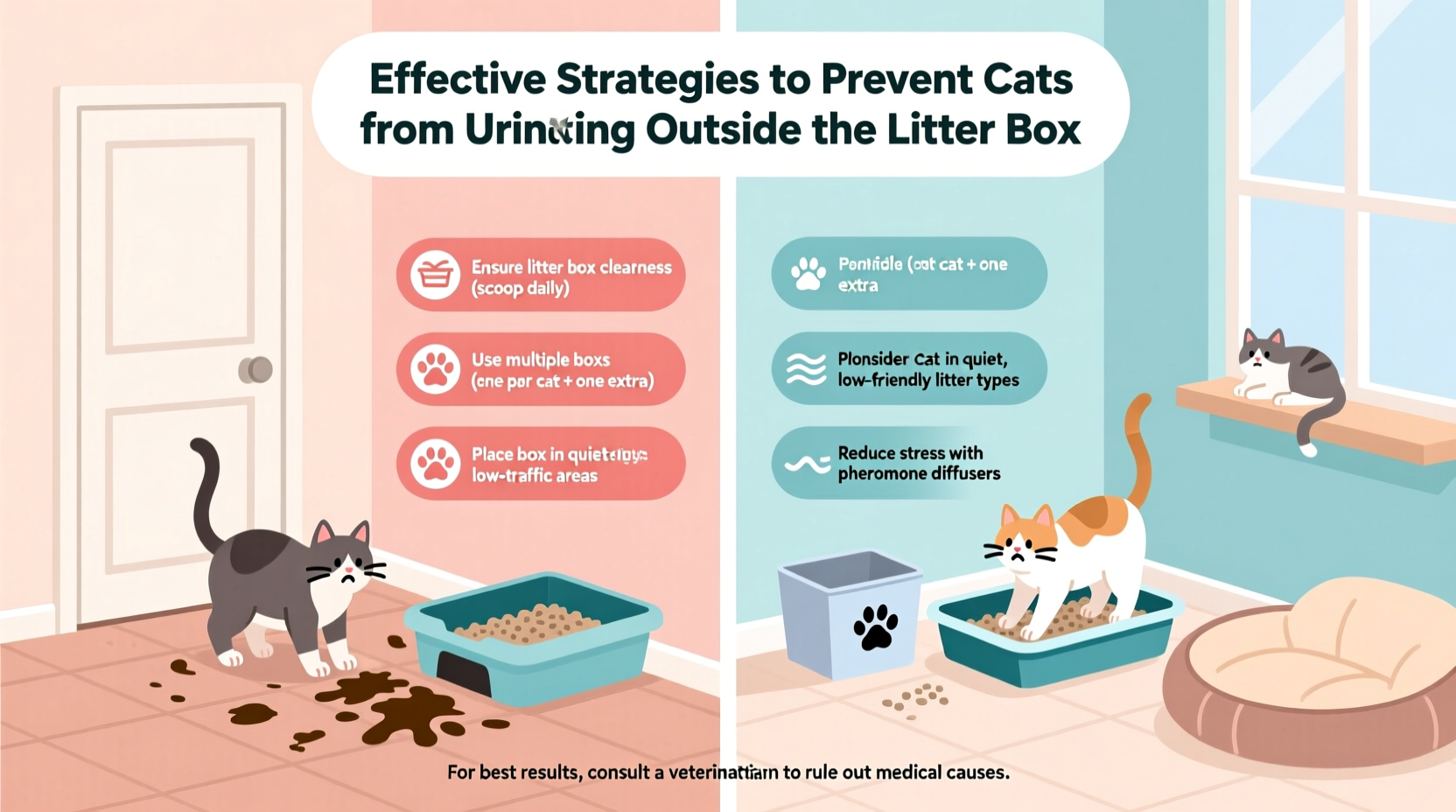 effective strategies to prevent cats from urinating outside the house for good