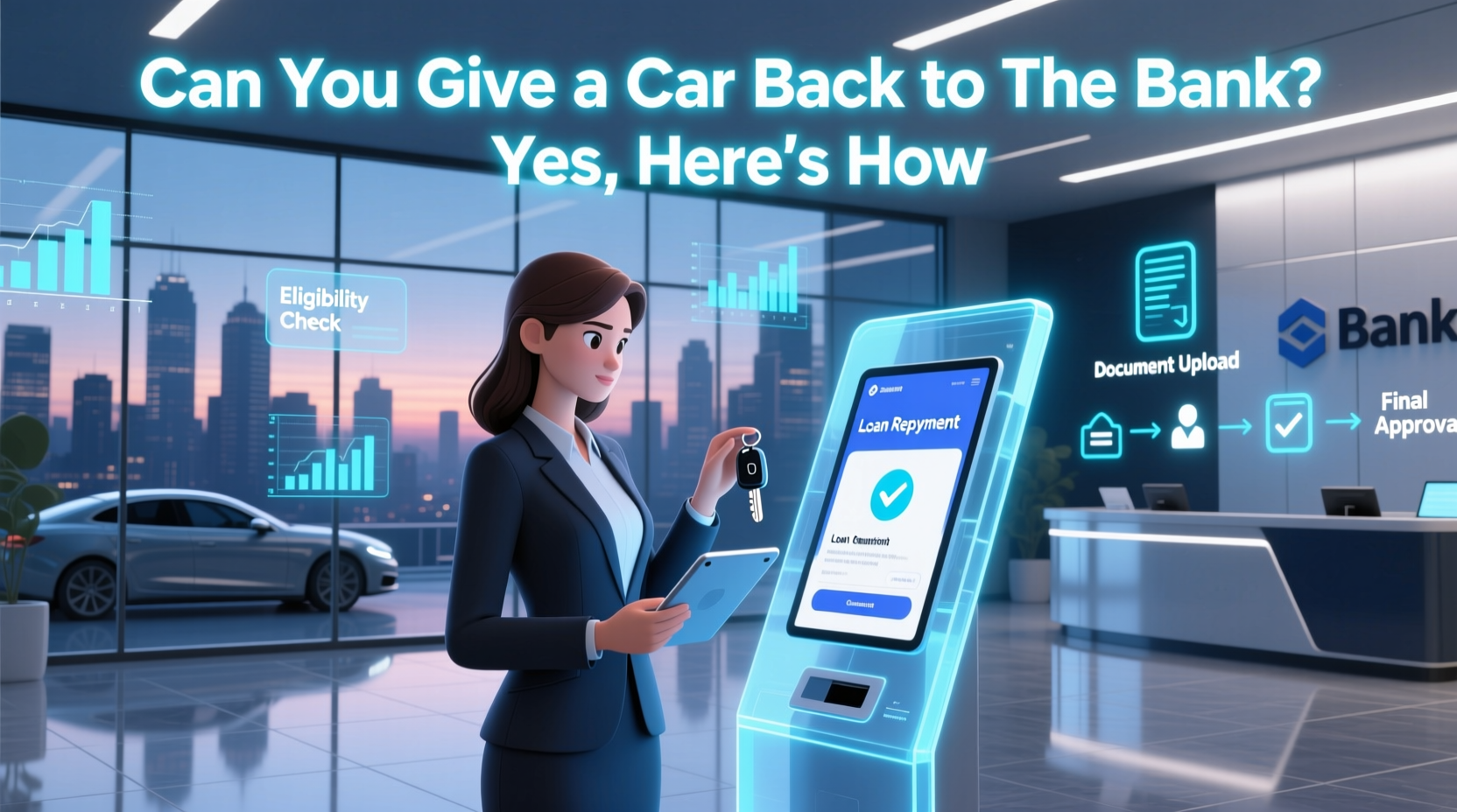 can you give a car back to the bank