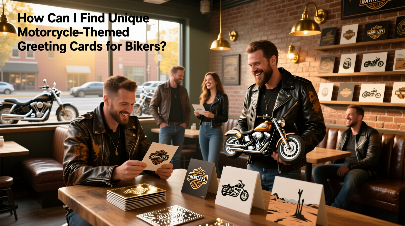 How to Find Unique Motorcycle-Themed Greeting Cards for Bikers