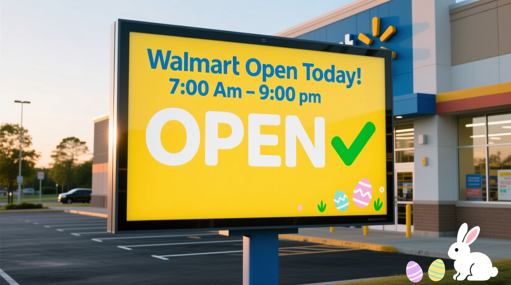 is walmart going to be open on easter sunday