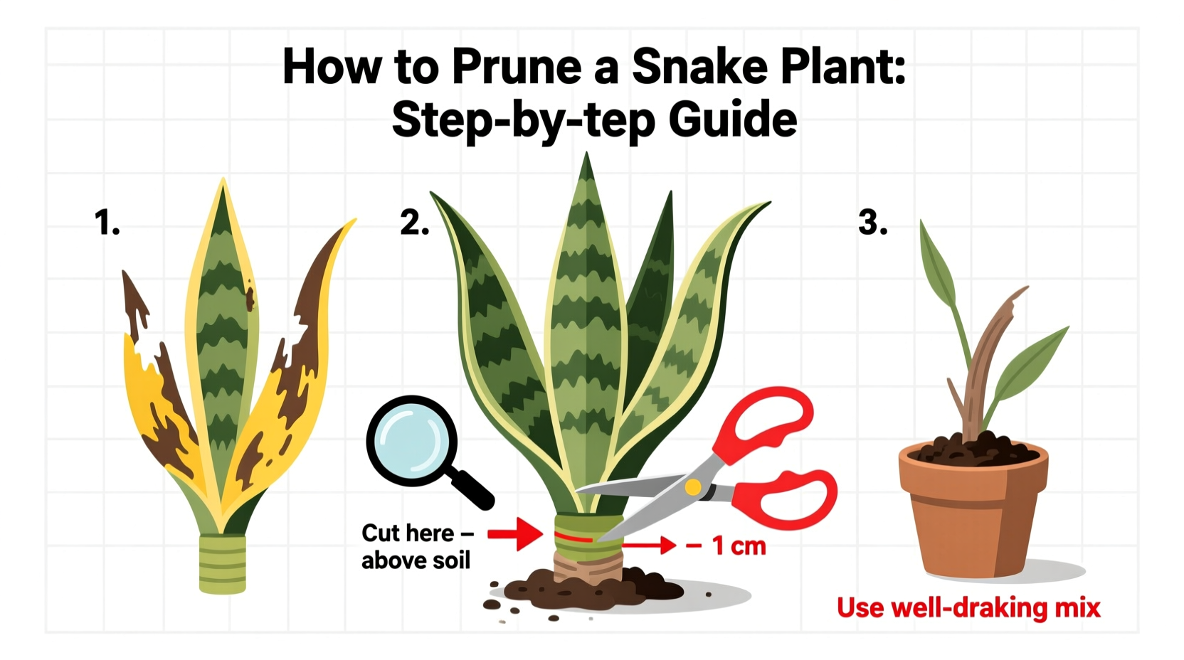 How to Prune a Snake Plant: Step-by-Step Guide