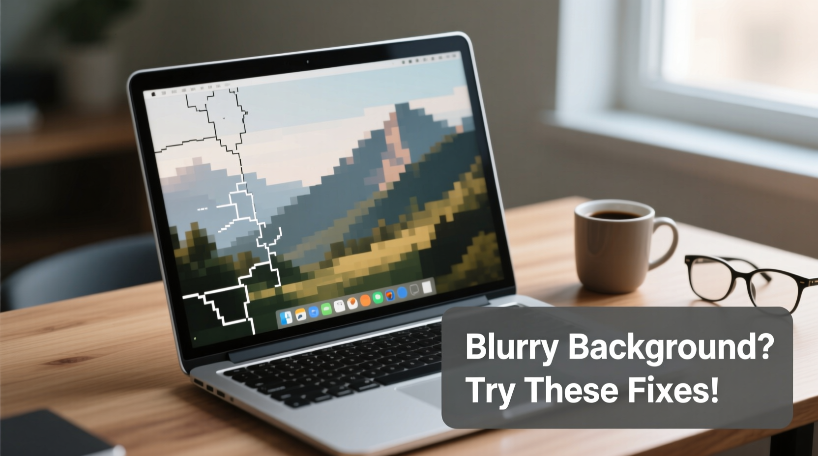 why is my desktop background blurry causes fixes