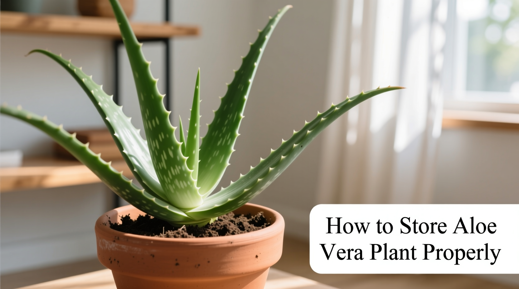 how do you store aloe vera plant