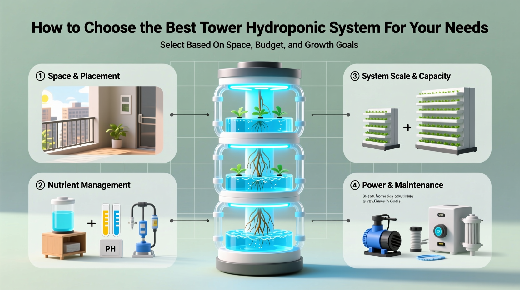 How to Choose the Best Tower Hydroponic System for Your Needs
