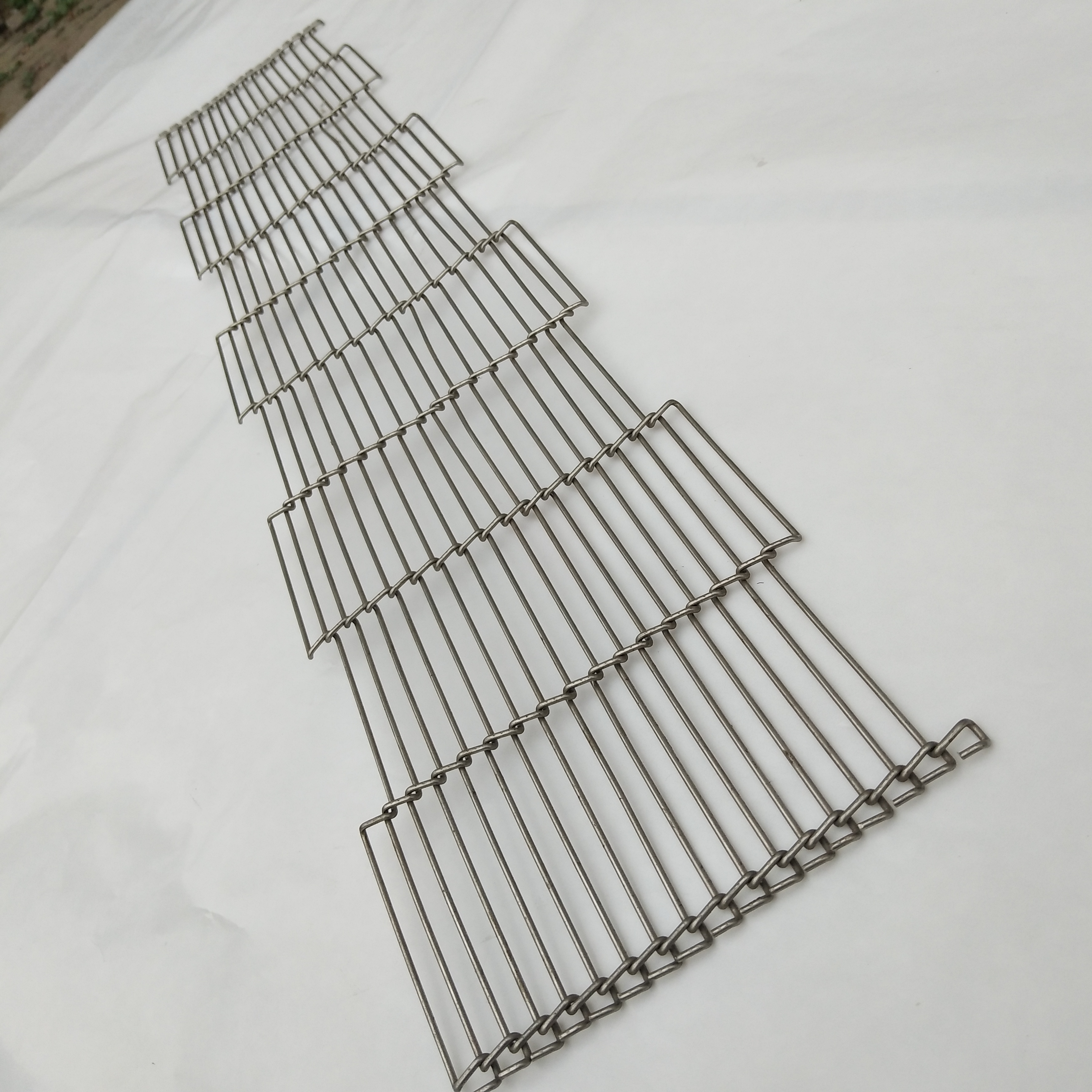 High Temperature Stainless Steel Enrober Wire Belt Mesh For Eggs Conveyor