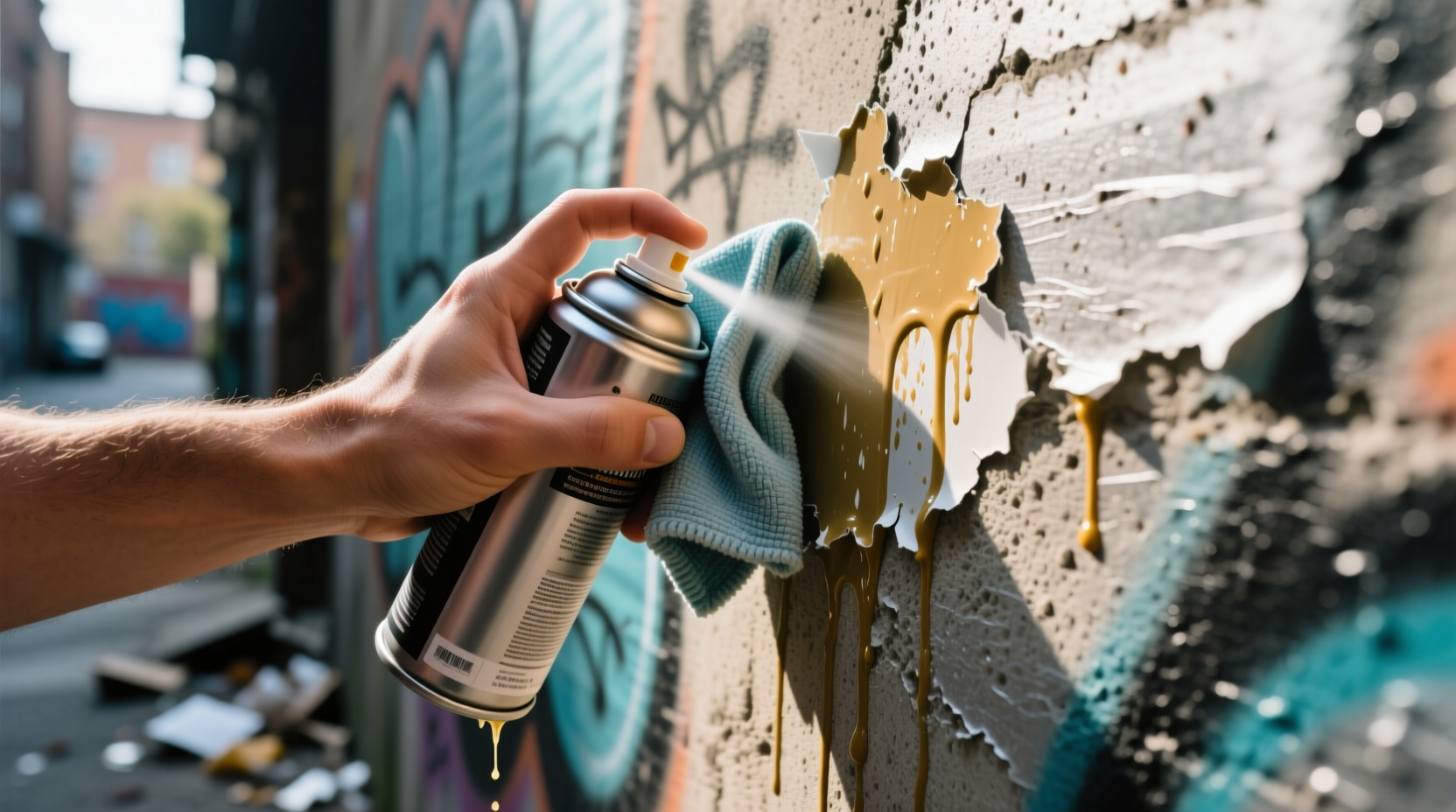 how to remove spray paint
