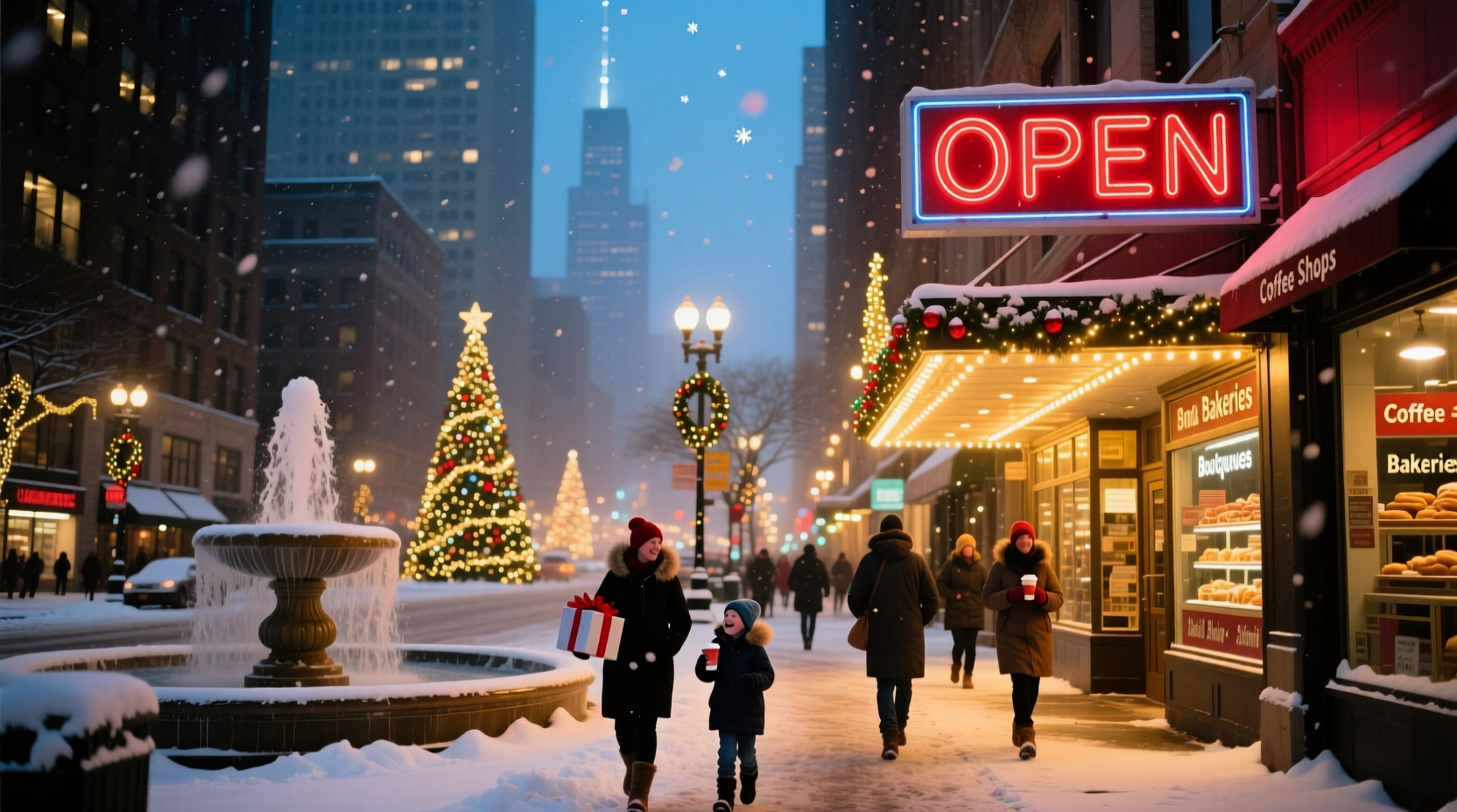 what is open on christmas day chicago