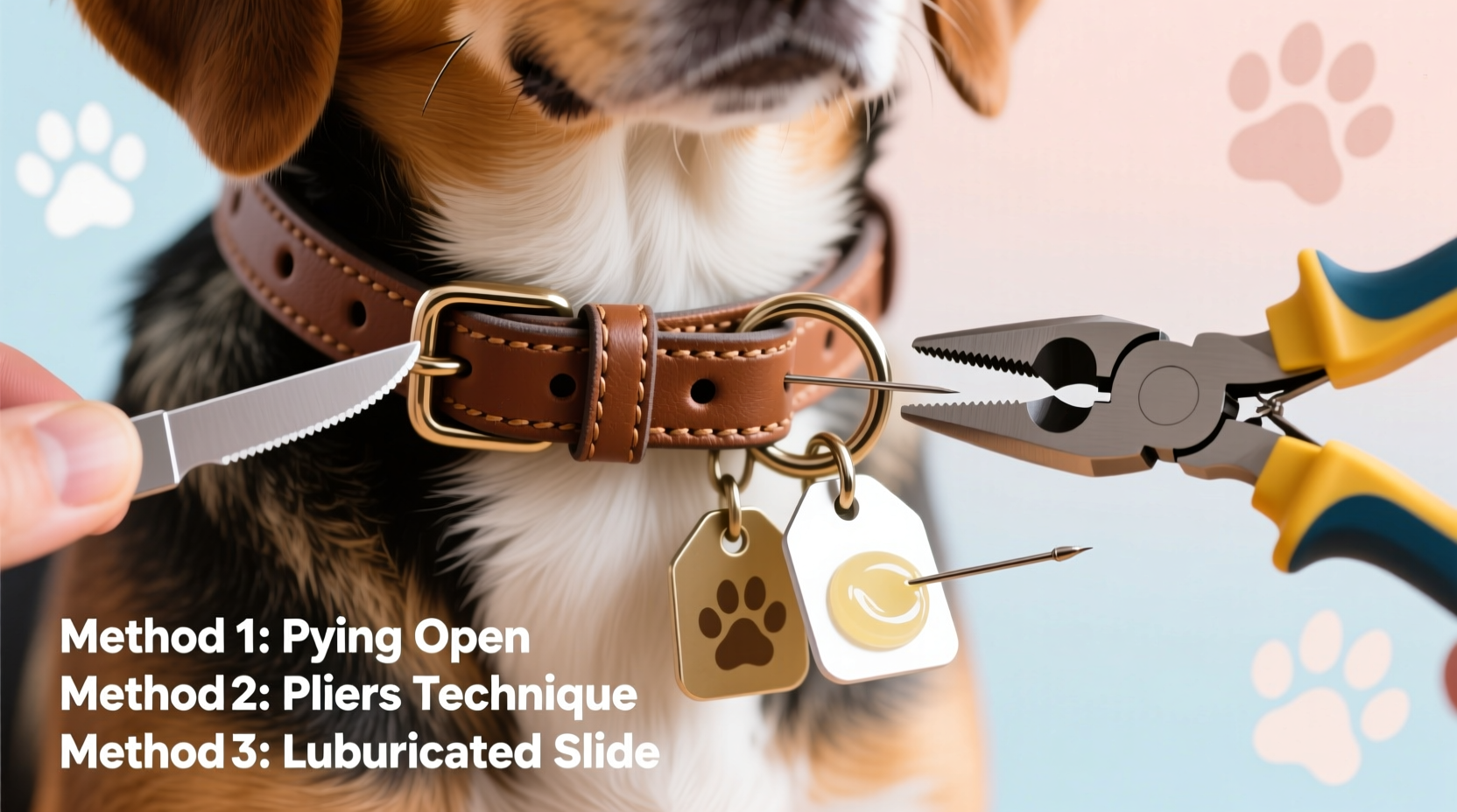 safe and simple methods to remove dog tags from your dogs collar without damage
