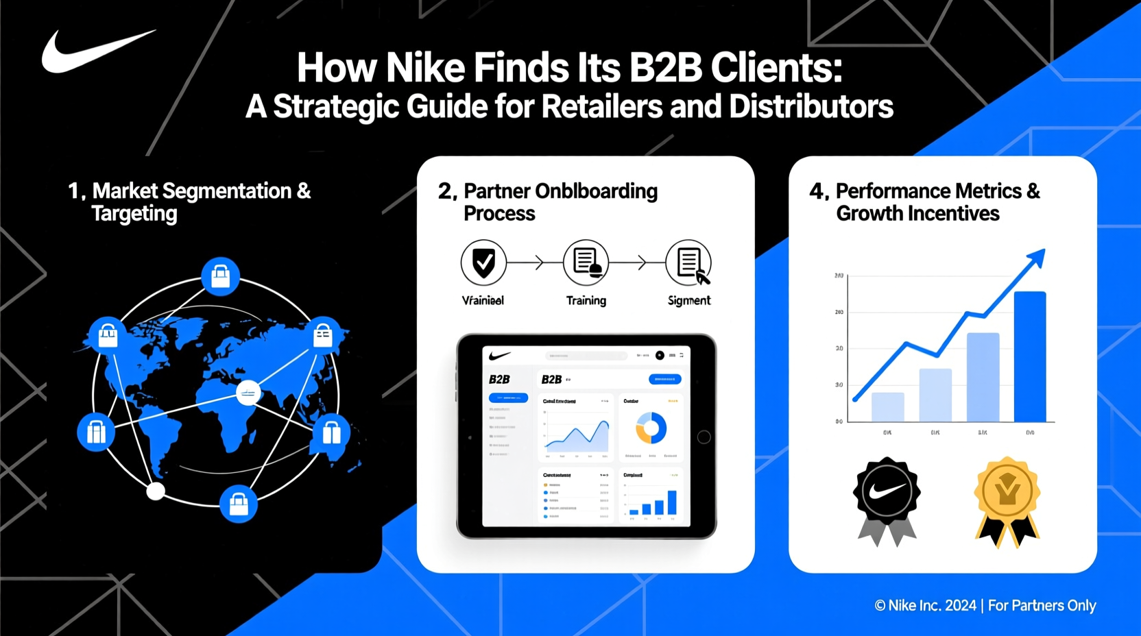 how does nike find its b2b clients
