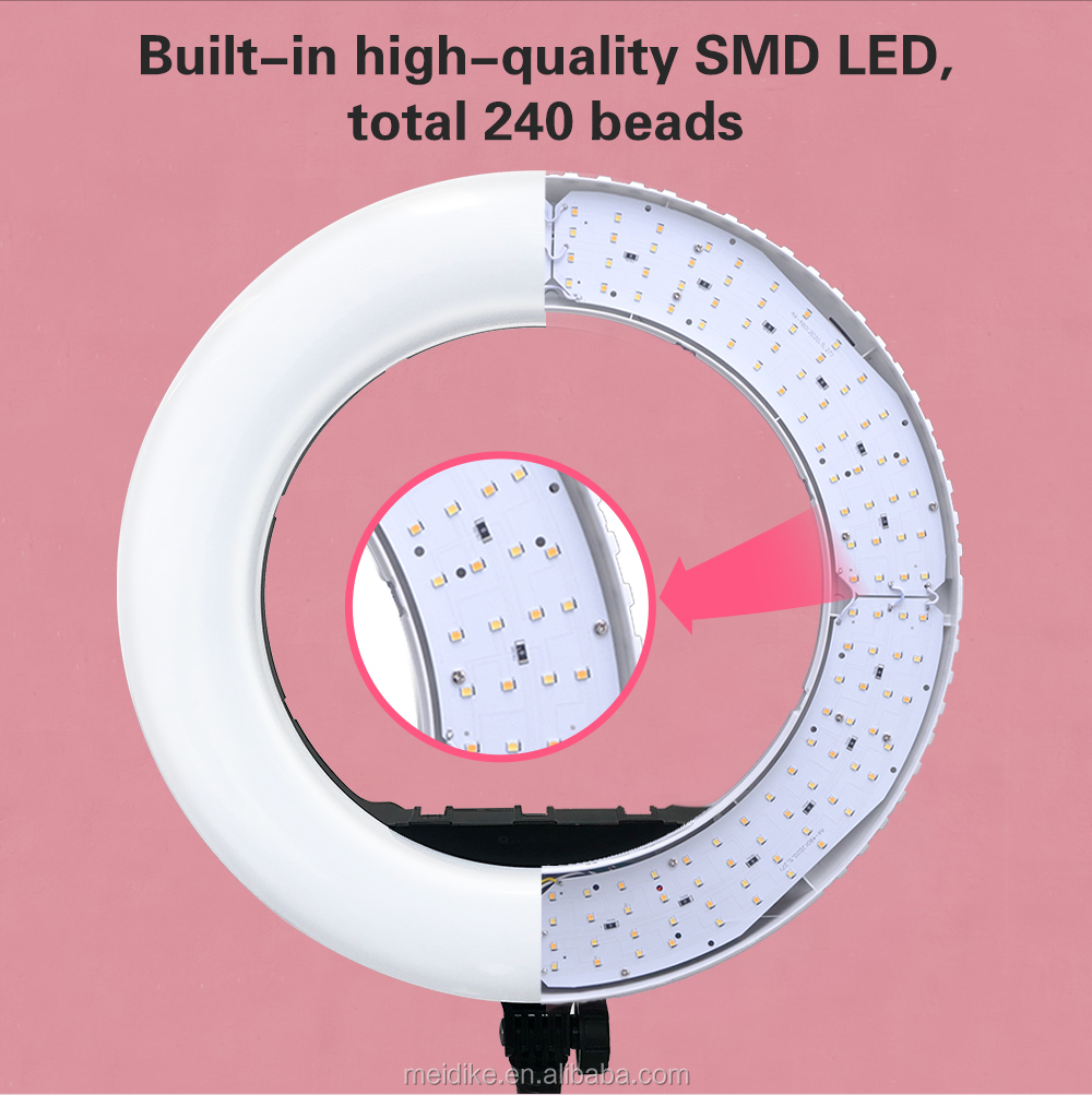 18inch makeup led ring light with tripod stand 2m for tik tok video