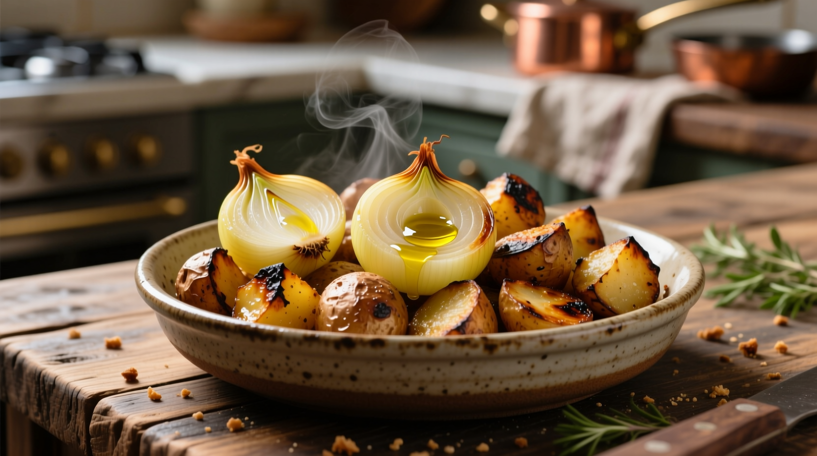 onion roasted potatoes