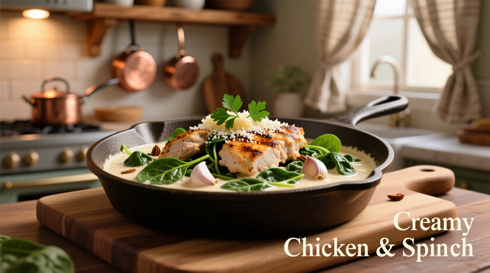 Perfect Creamy Chicken and Spinach Recipe in 25 Minutes