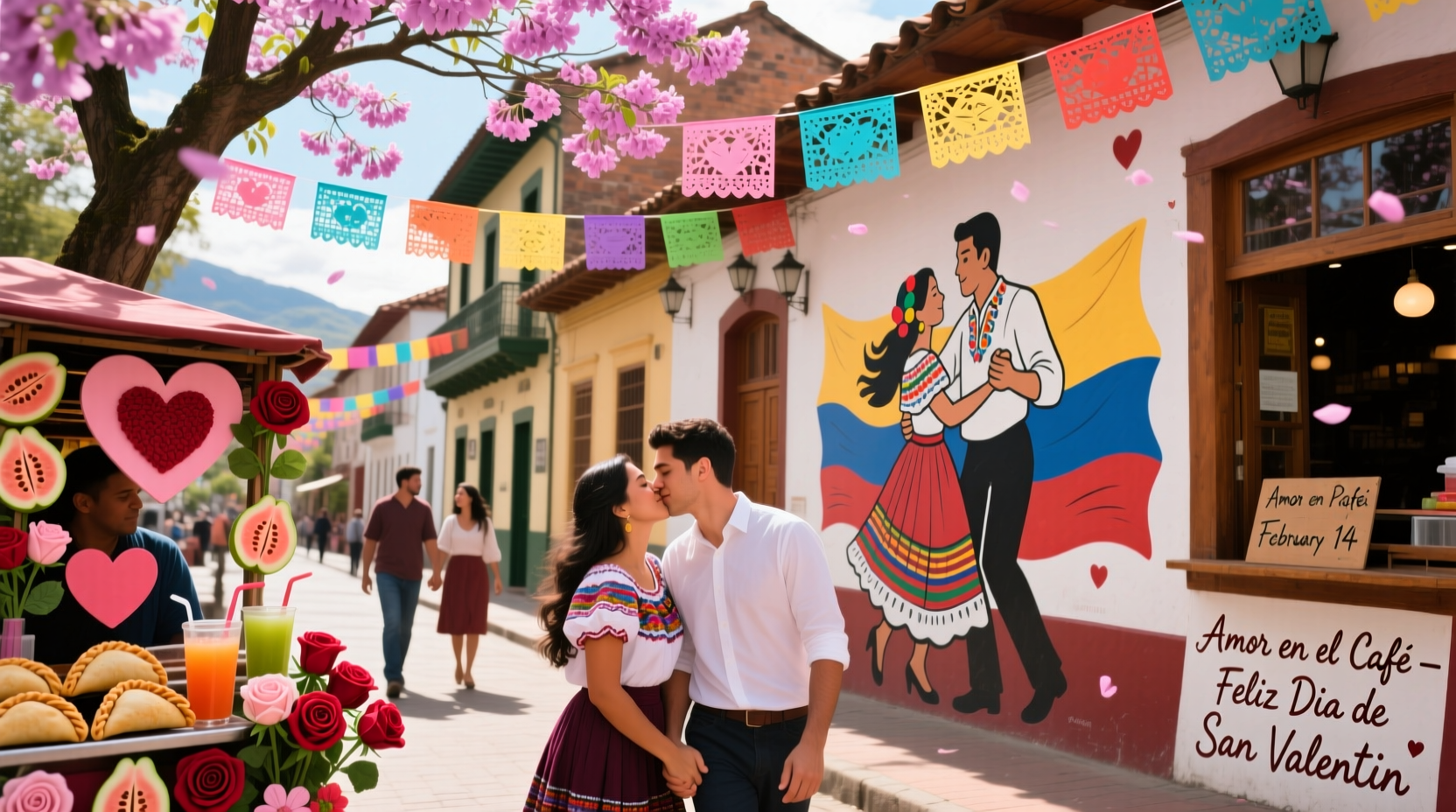what day is valentines day in colombia