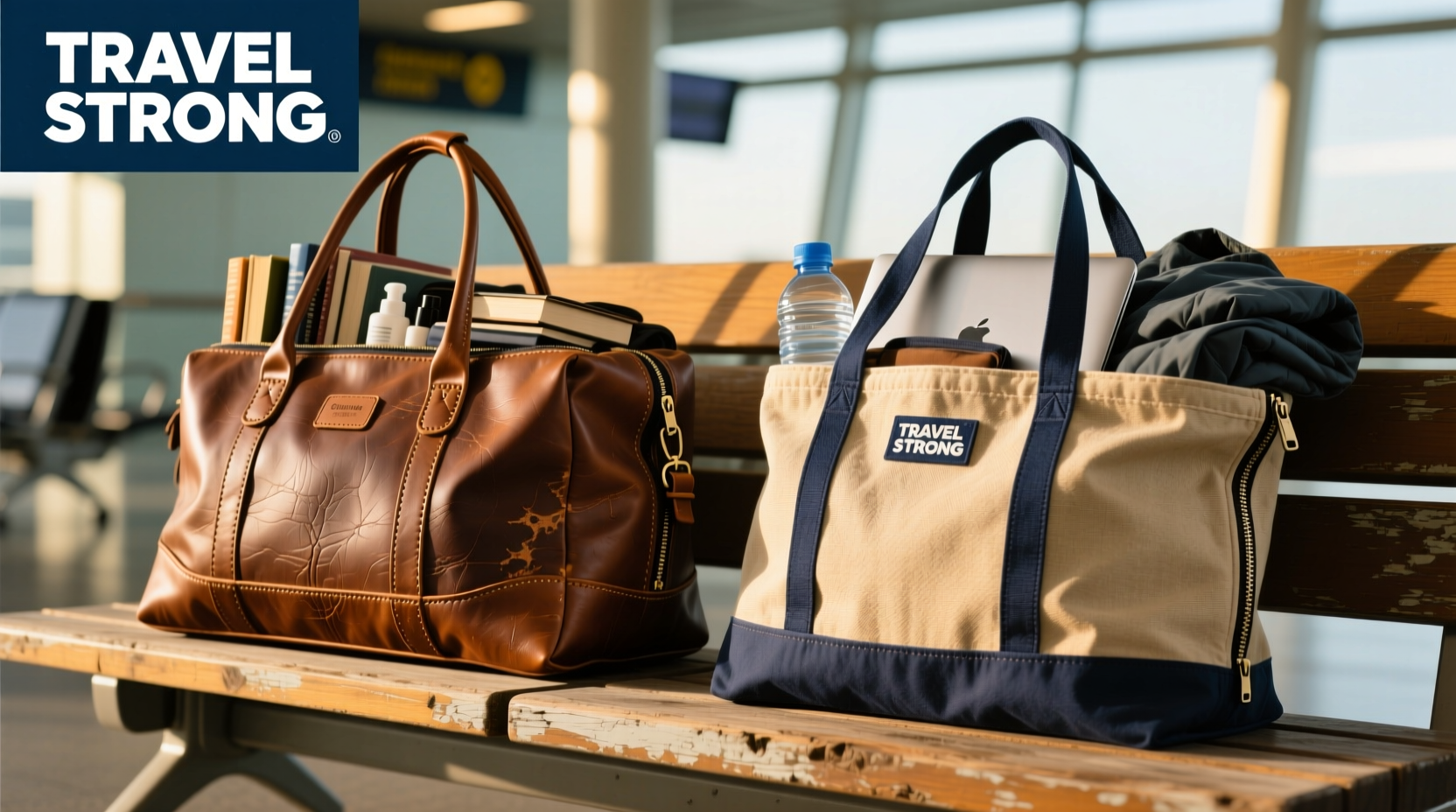 leather vs canvas tote for travel which one actually holds up better