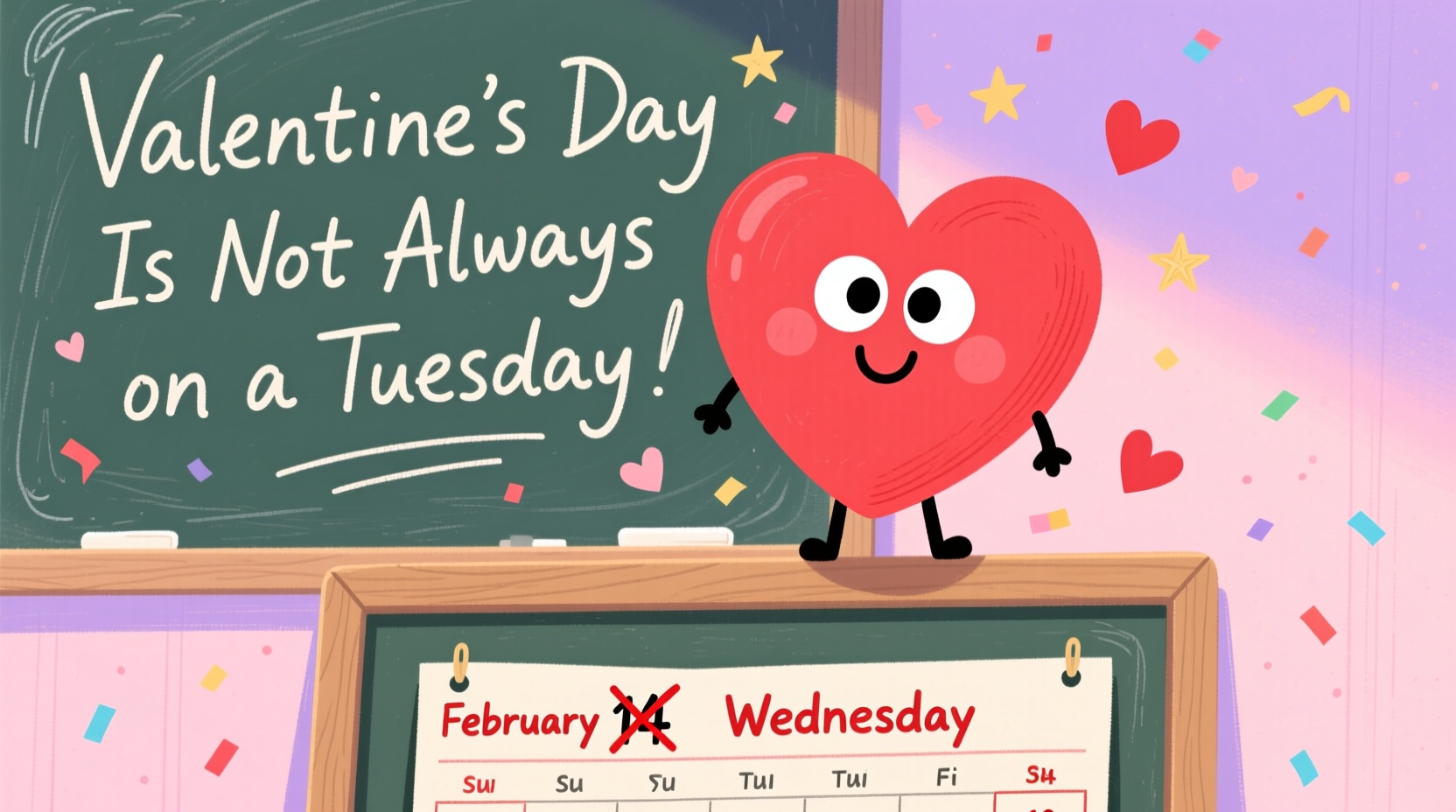 is valentines day always a tuesday