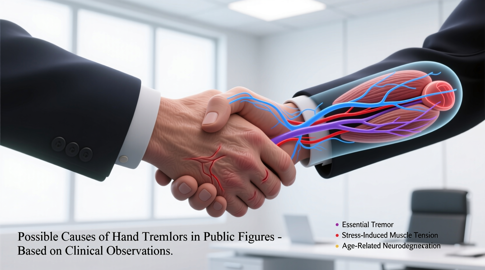 why does bill clintons hand shake possible causes explanations